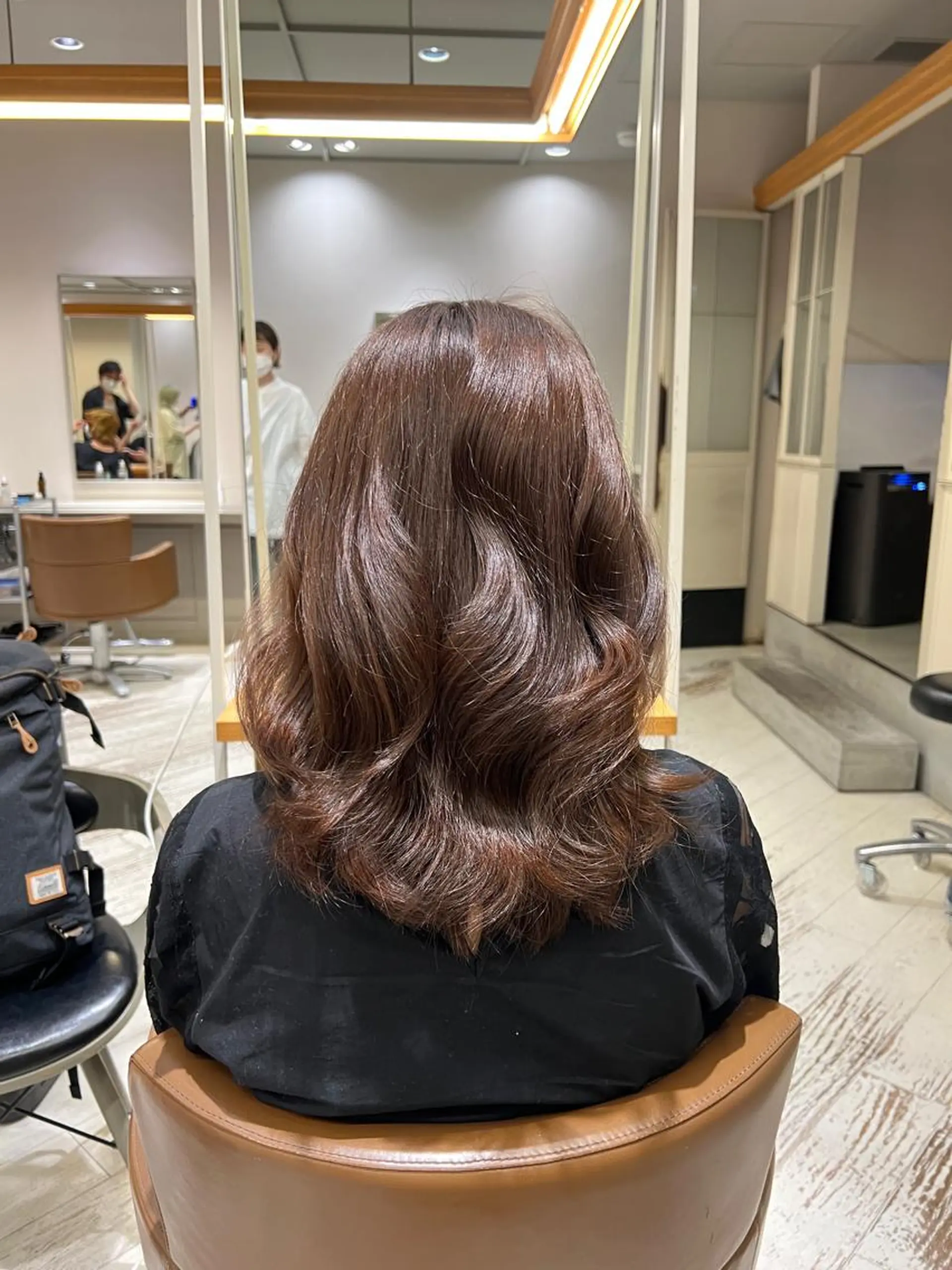 セミロング カラー 大人ショートヘア /宮本セナのヘアスタイル