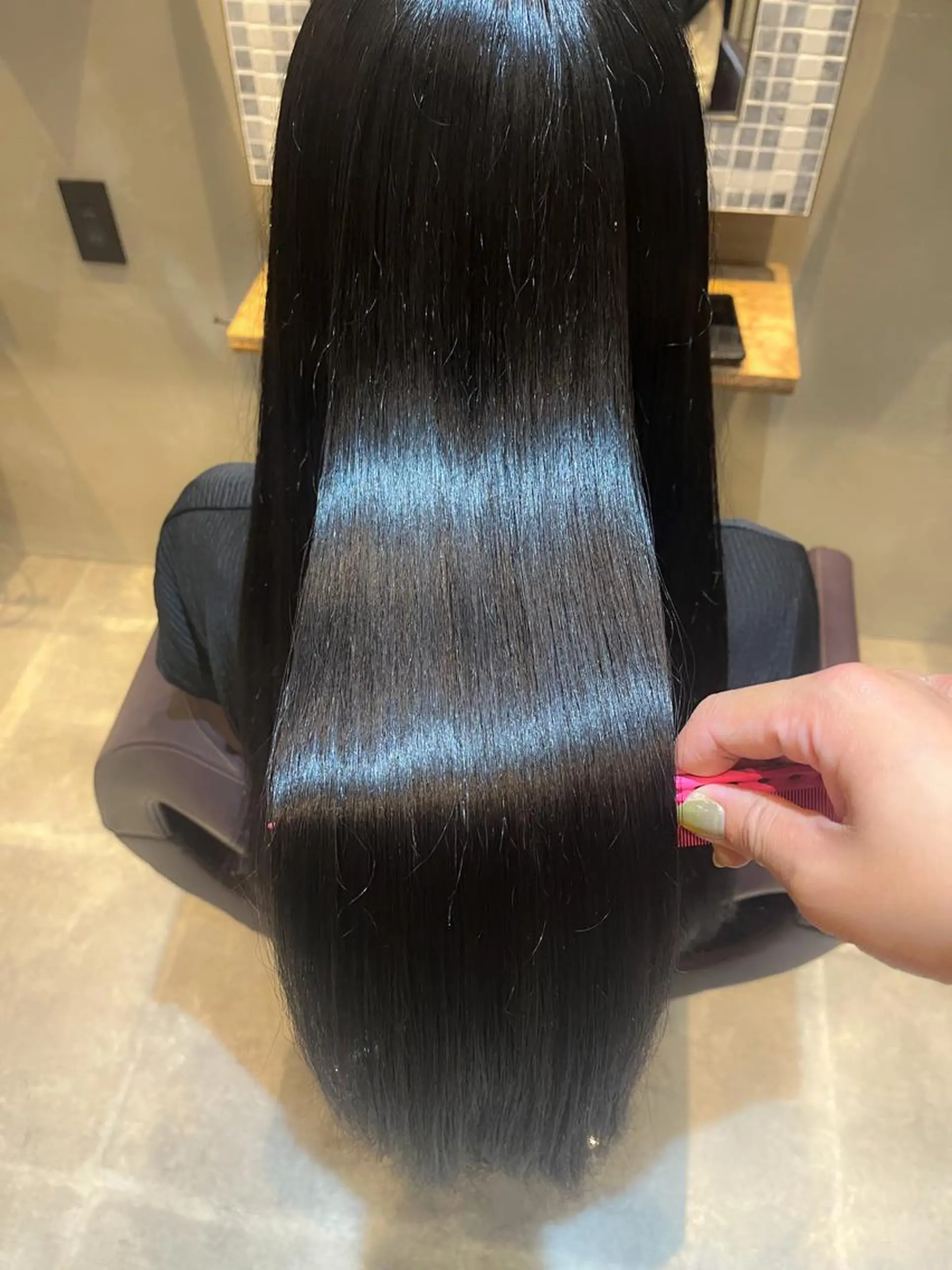 ロング カット トリートメント 【Hwyl】ヒュイル八王子【髪質改善】所属・✨髪質改善✨艶髪✨ MARIのヘアスタイル