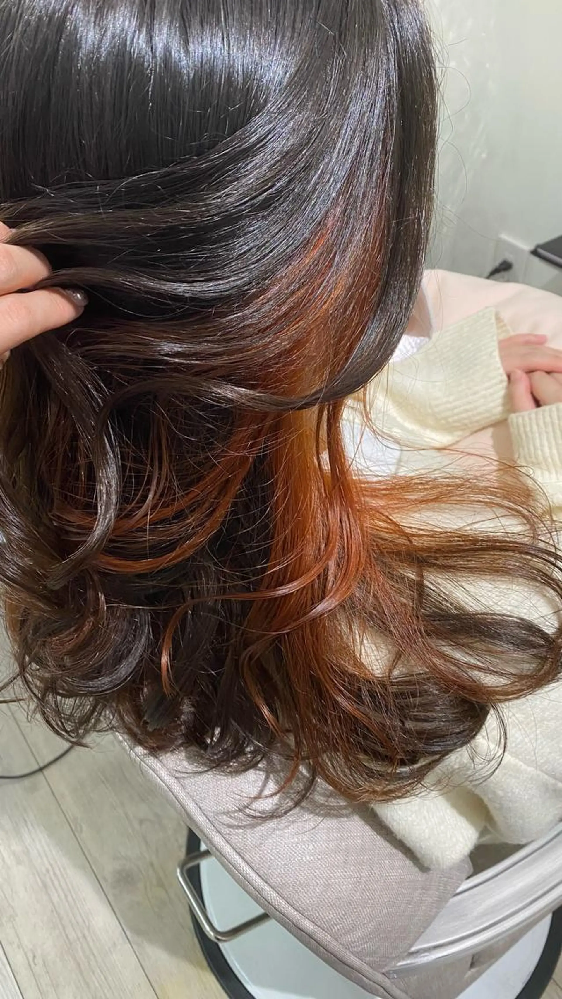 セミロング カラー EKOLU所属・髪質改善サロン🫧 戎谷栞菜のヘアスタイル