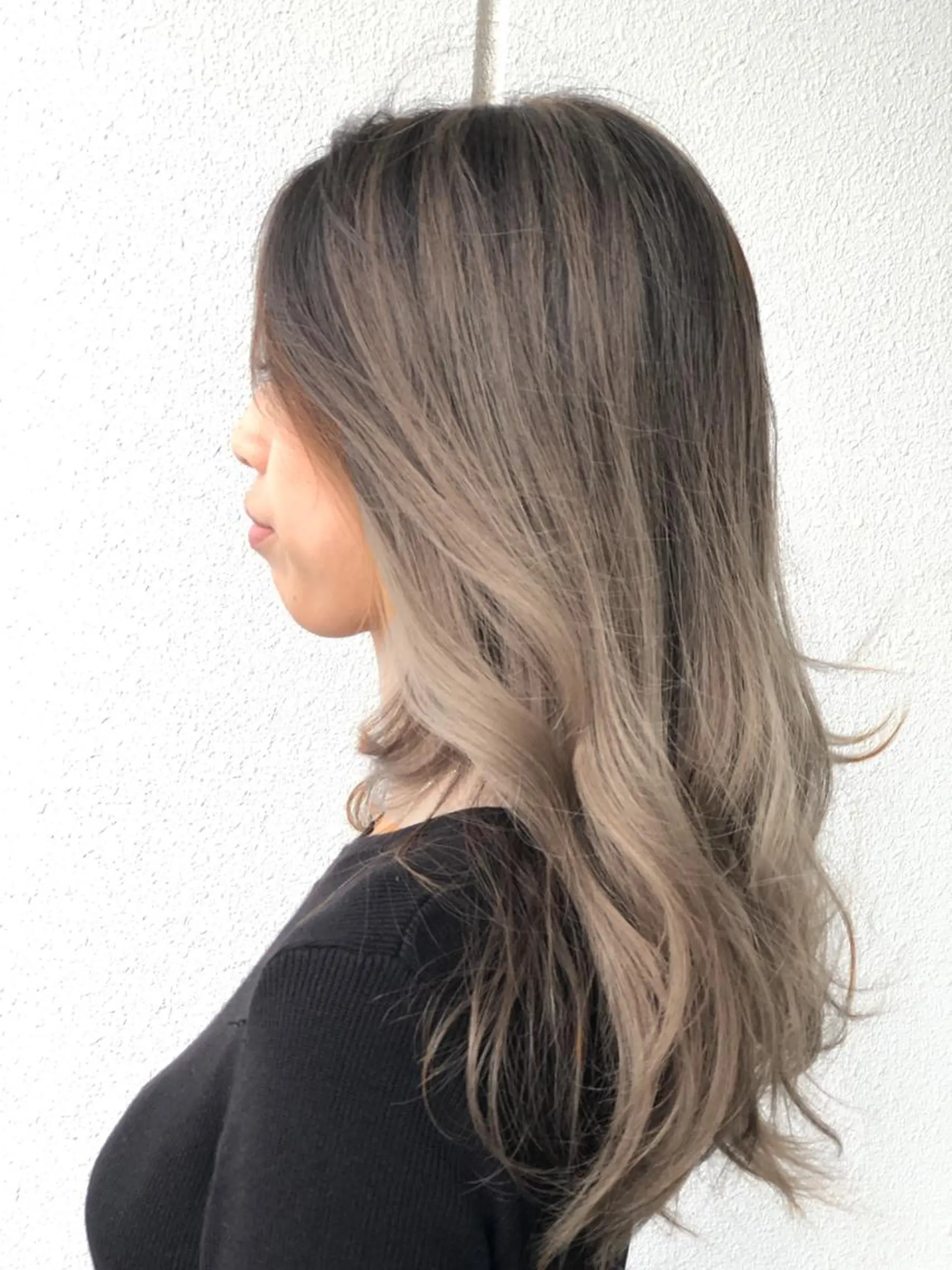 ロング カラー かわさき ともやのヘアスタイル