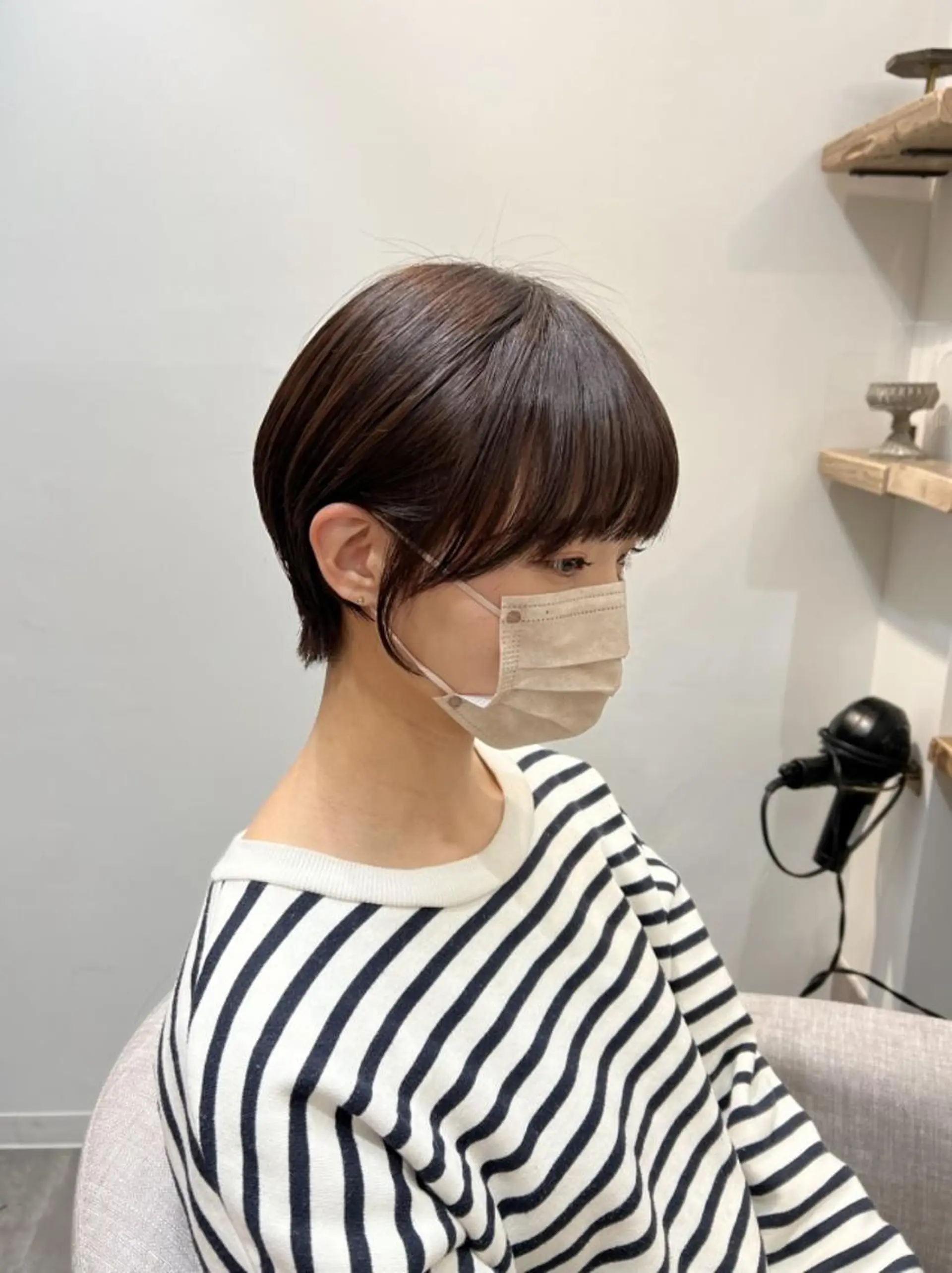 ショート カラー くびれヘア ショートヘア Ami アミのヘアスタイル