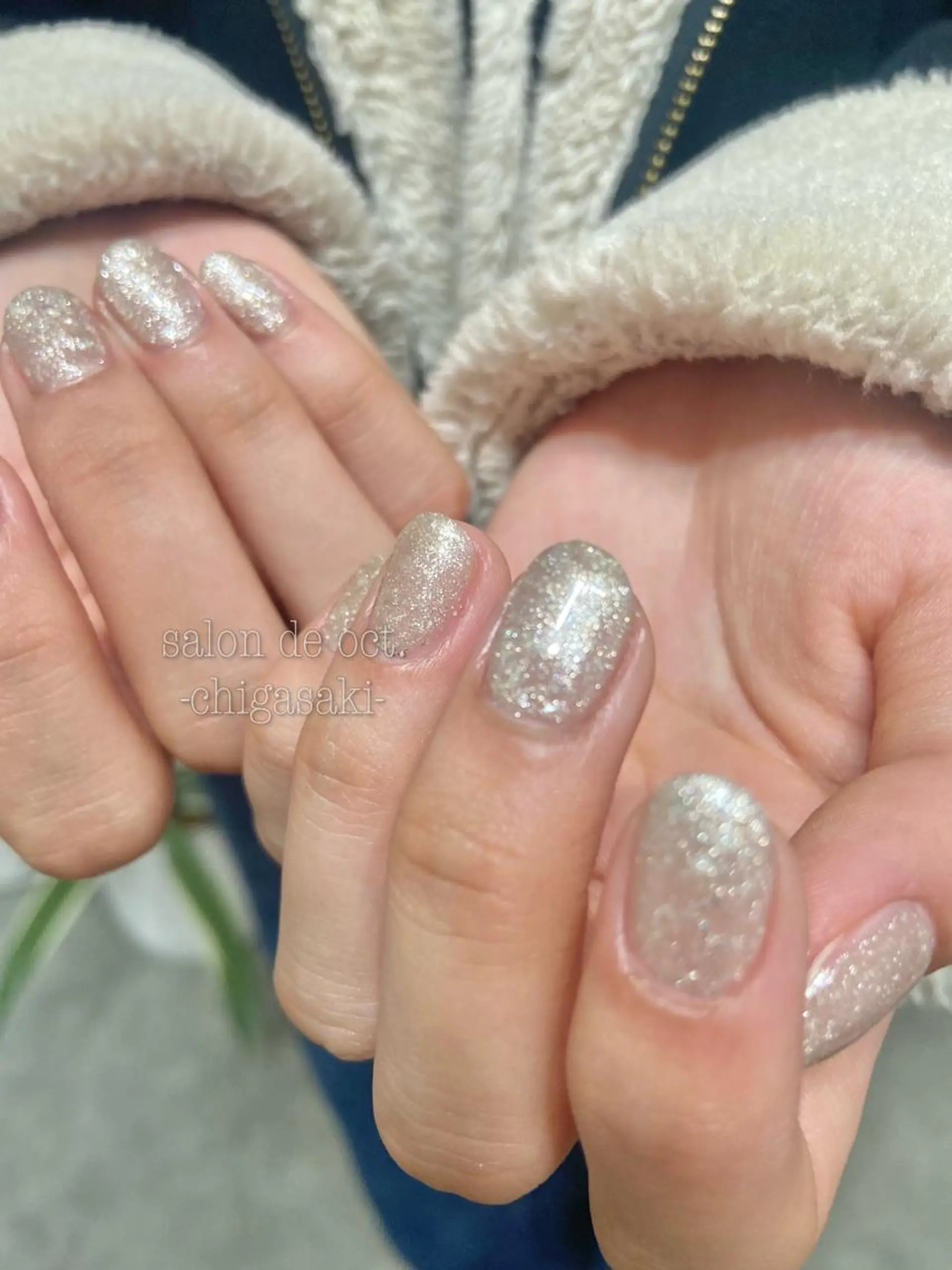 ネイル キラキラネイル ラメ(グリッター) ワンカラーネイル salon de oct.のネイルデザイン