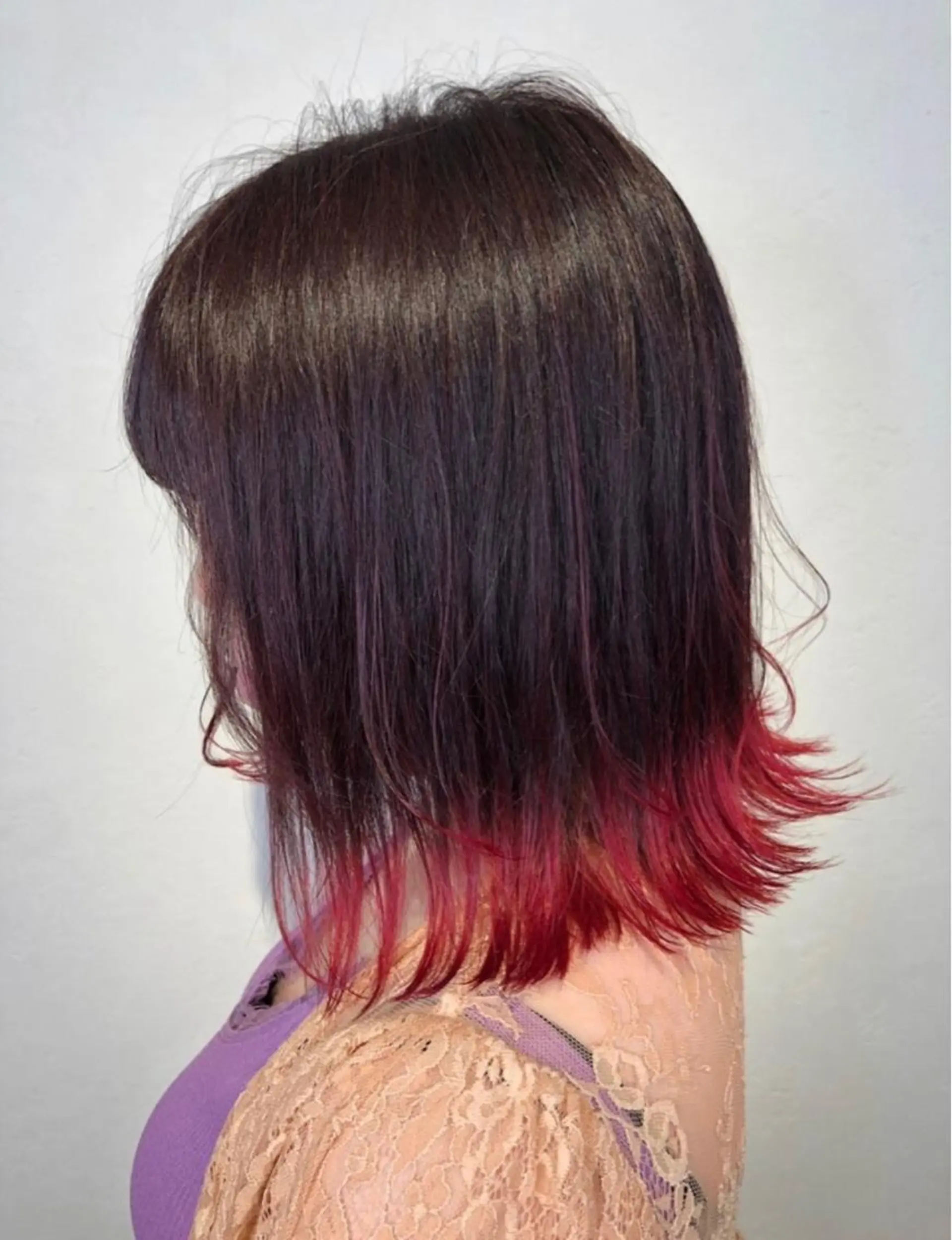 ミディアム カラー ヘアアレンジ 女性が憧れる ショート/角田愛和のヘアスタイル