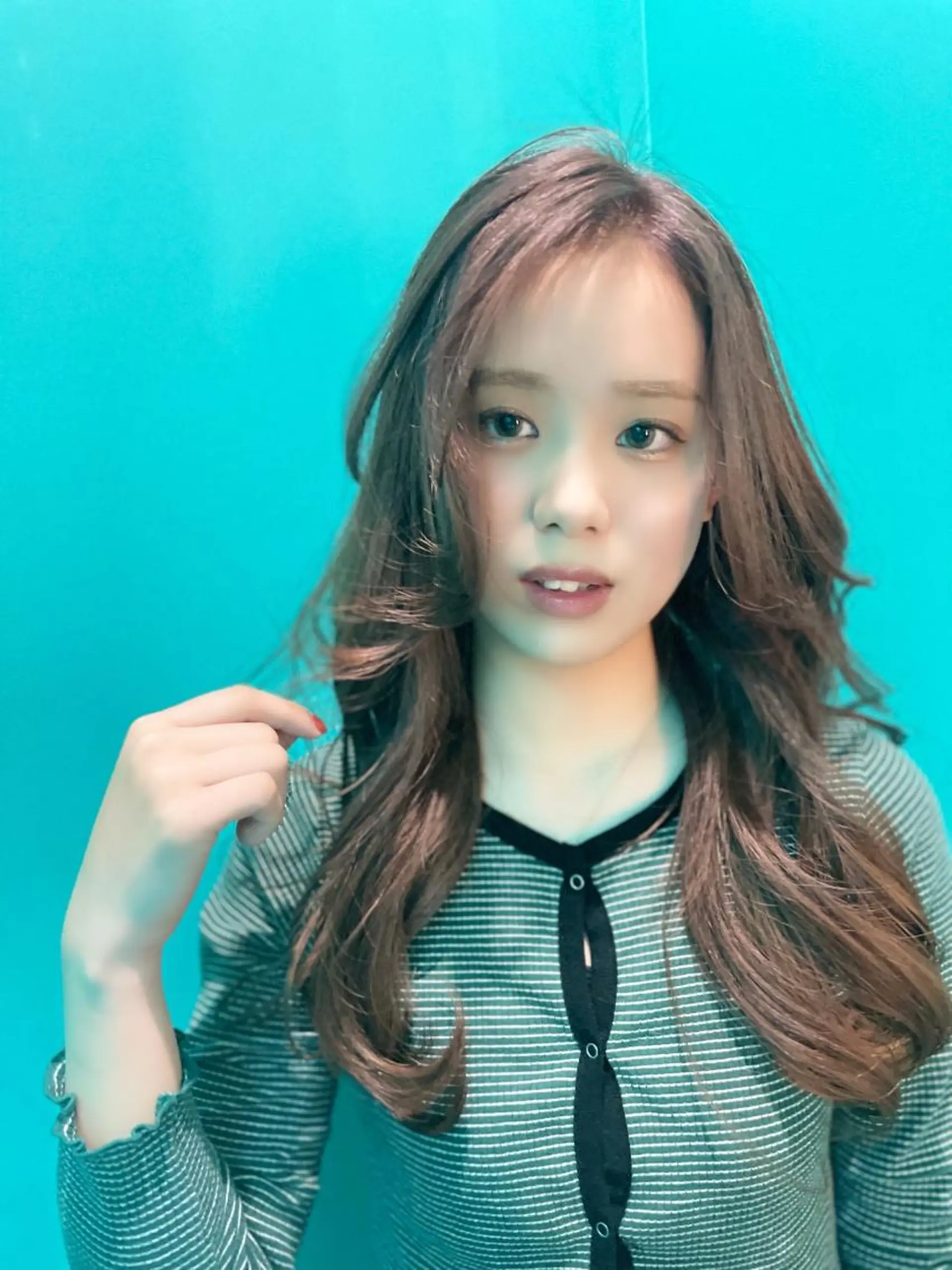 ロング 韓国風ヘア ロング カット ヘアカラー トリートメント TMJ所属・バズる韓国ヘア 🇰🇷溝邊　拓麿のヘアスタイル