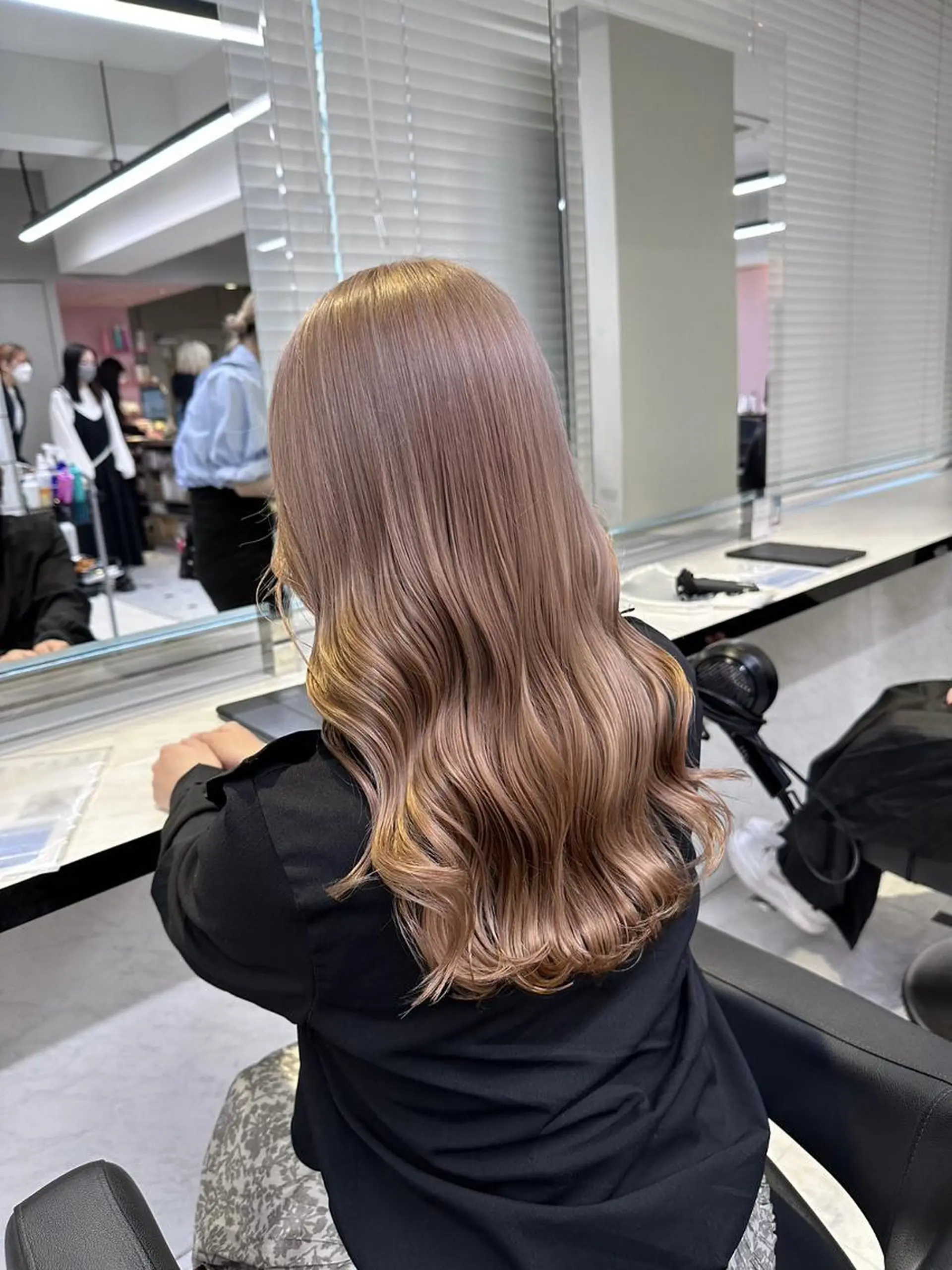 ロング カラー ♡ダブルカラー♡ 透明感カラー♡AIのヘアスタイル