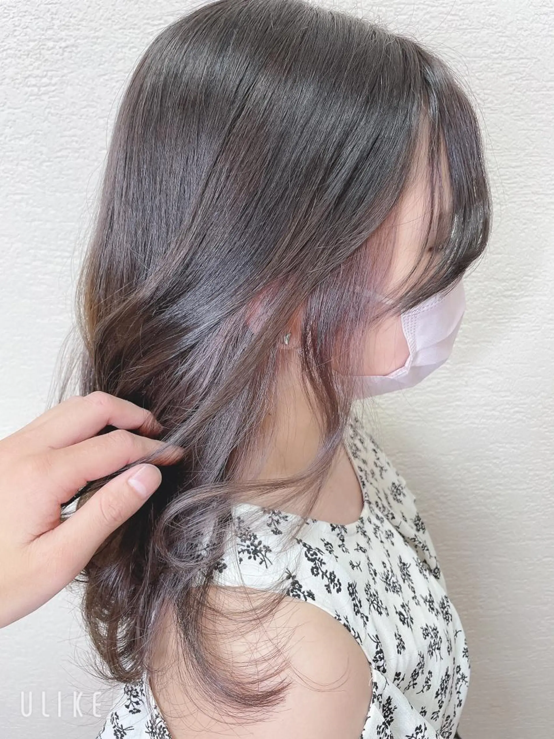 ロング カラー バイオレットカラー カット ヘアカラー ❣️モードケイズ塚口 和田一将のヘアスタイル