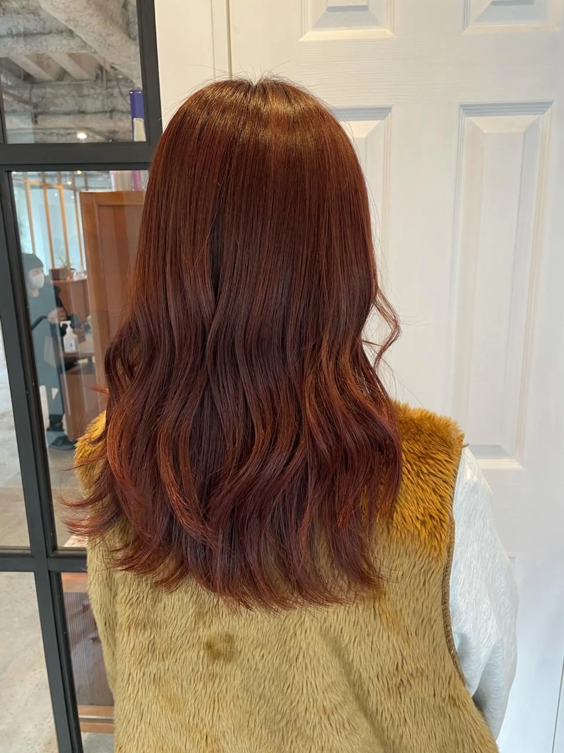 セミロング カラー ブラウンカラー ピンクカラー ピンクブラウン カット ヘアカラー トリートメント 中目黒🌼 🌼ハナのヘアスタイル