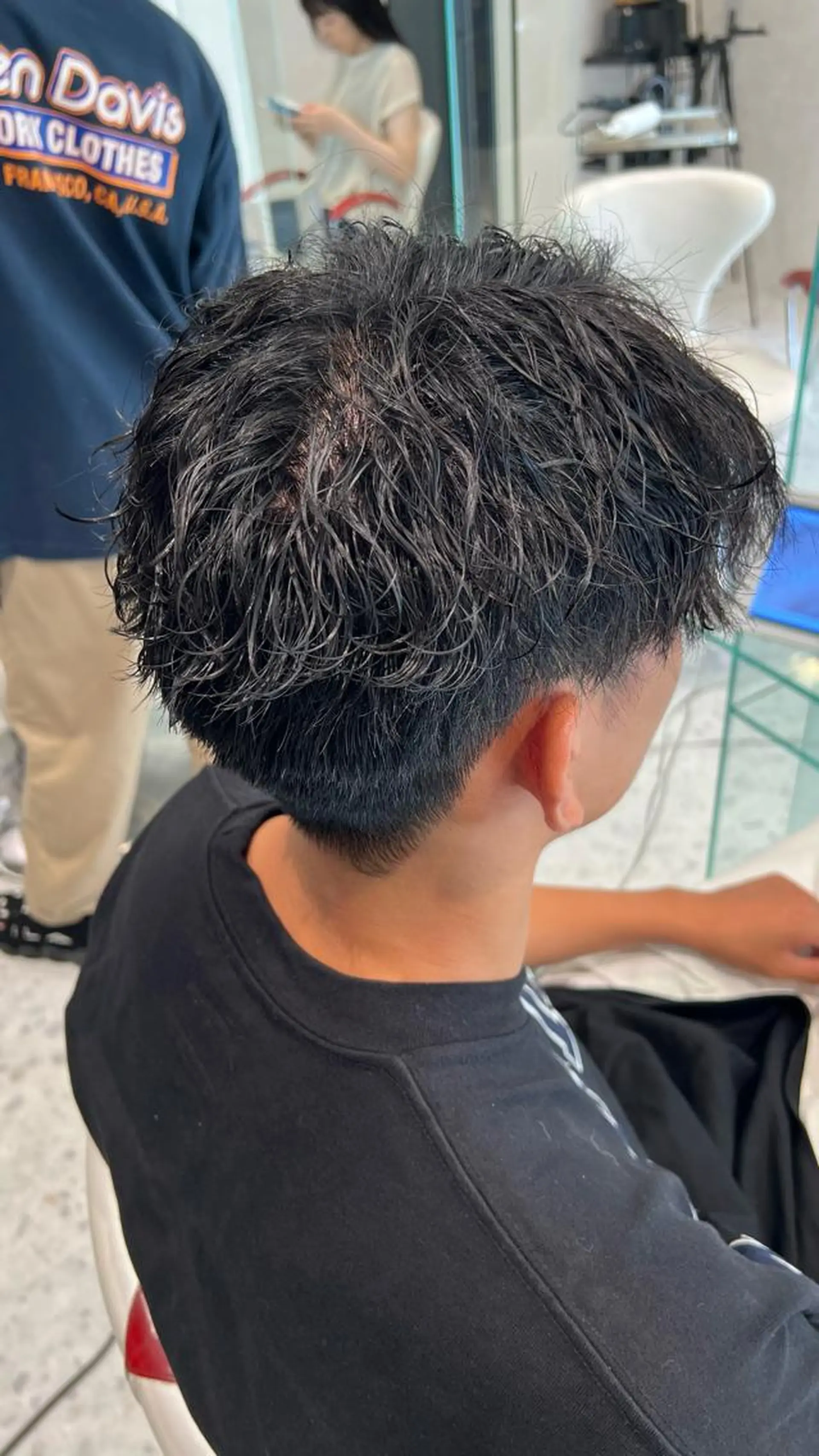 メンズ カット パーマ 宮下 志織のヘアスタイル