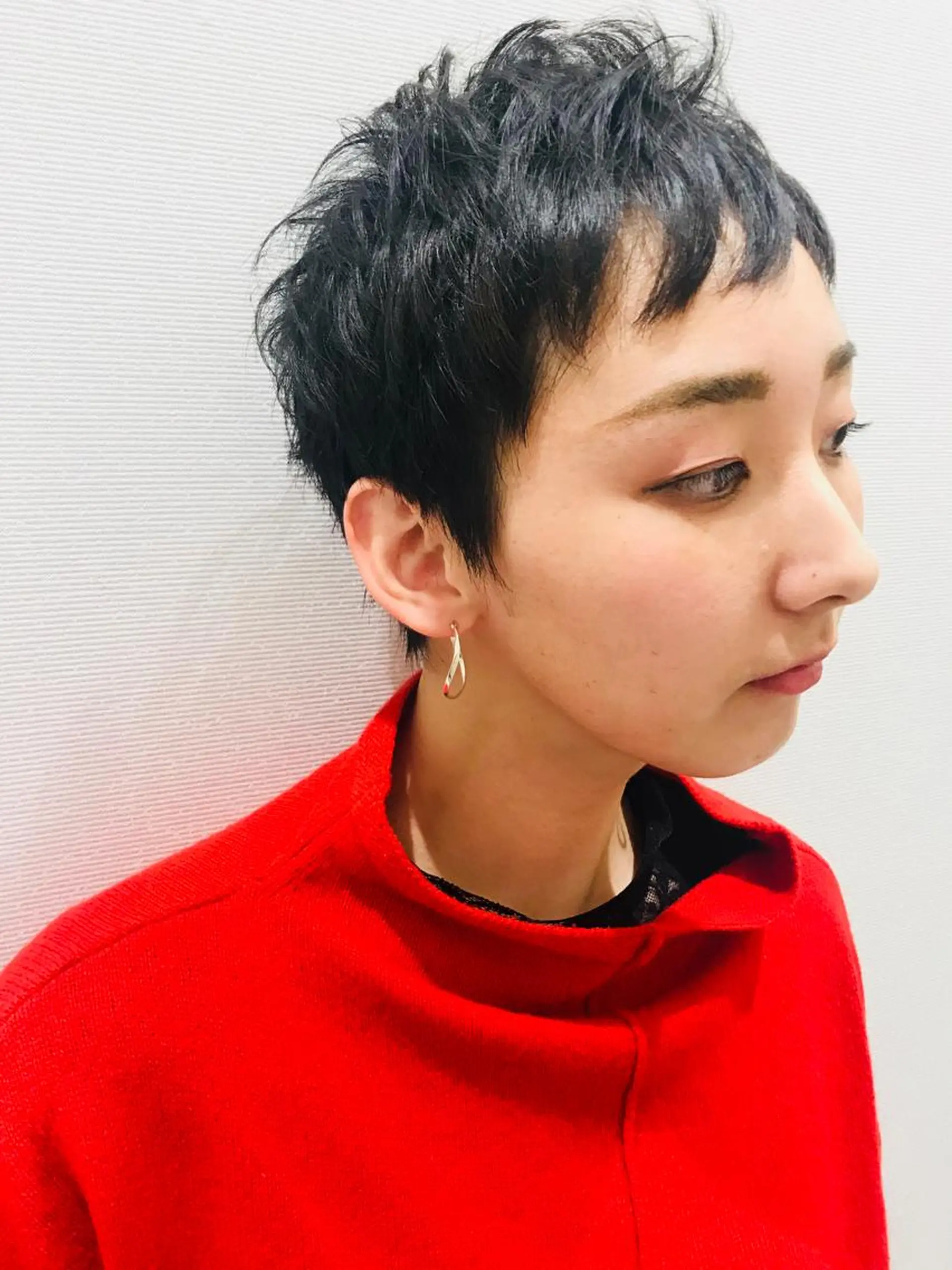 ショート ベリーショート ショートヘア カット ヘアカラー トリートメント 江崎 わか子のヘアスタイル