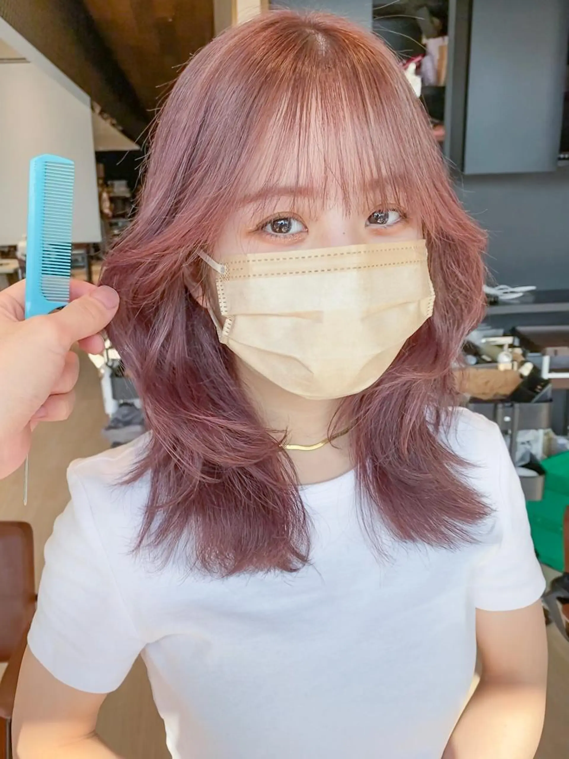 セミロング くびれヘア 顔周りカット 小顔カット トリートメント 【1日2名様限定】 AFLOAT白川雄副のヘアスタイル