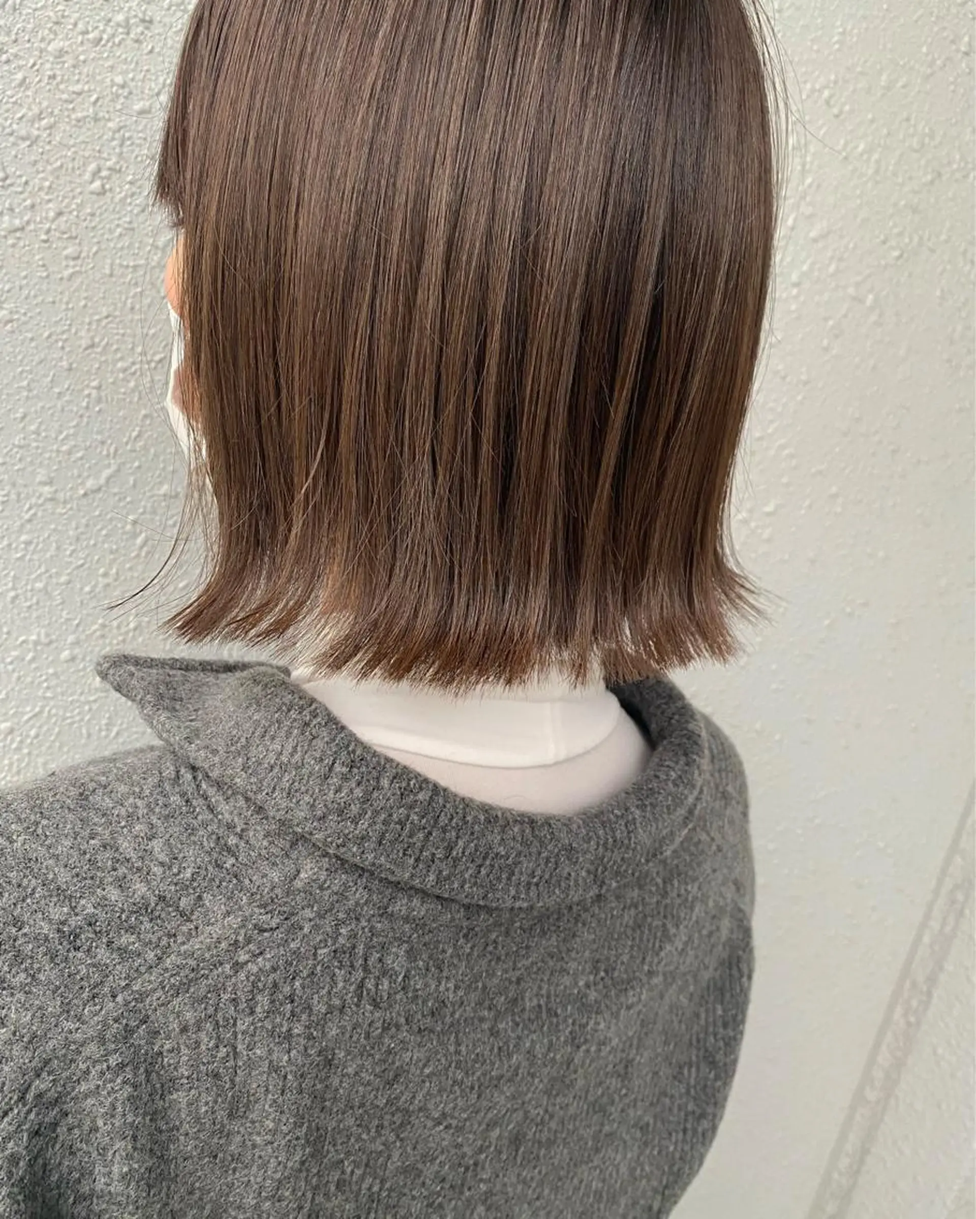ミディアム カラー カット ヘアカラー トリートメント 後藤紗英/髪質改善 /オリーブベージュのヘアスタイル
