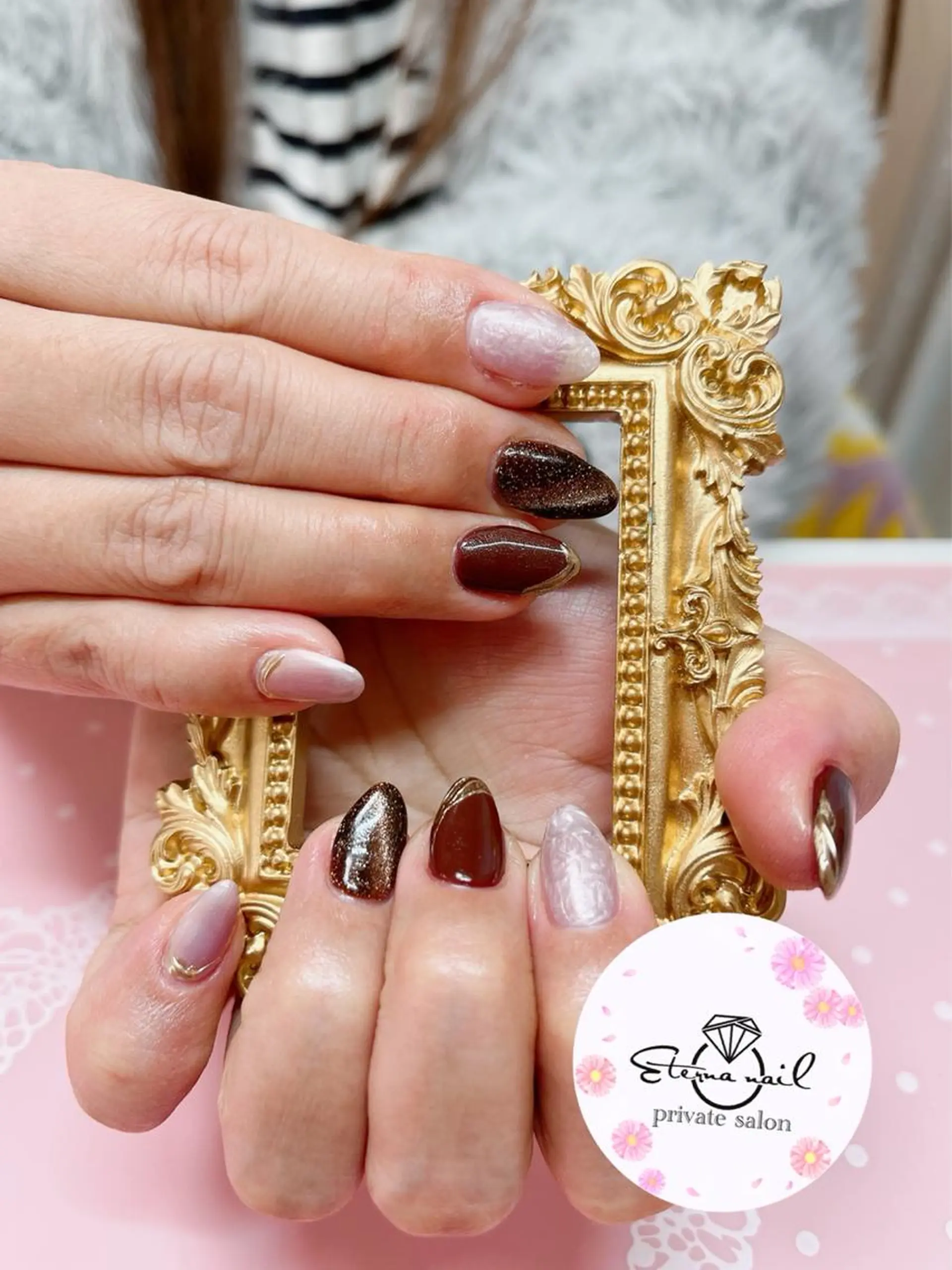 ネイル ジェルネイル プライベートサロン eternanailのネイルデザイン