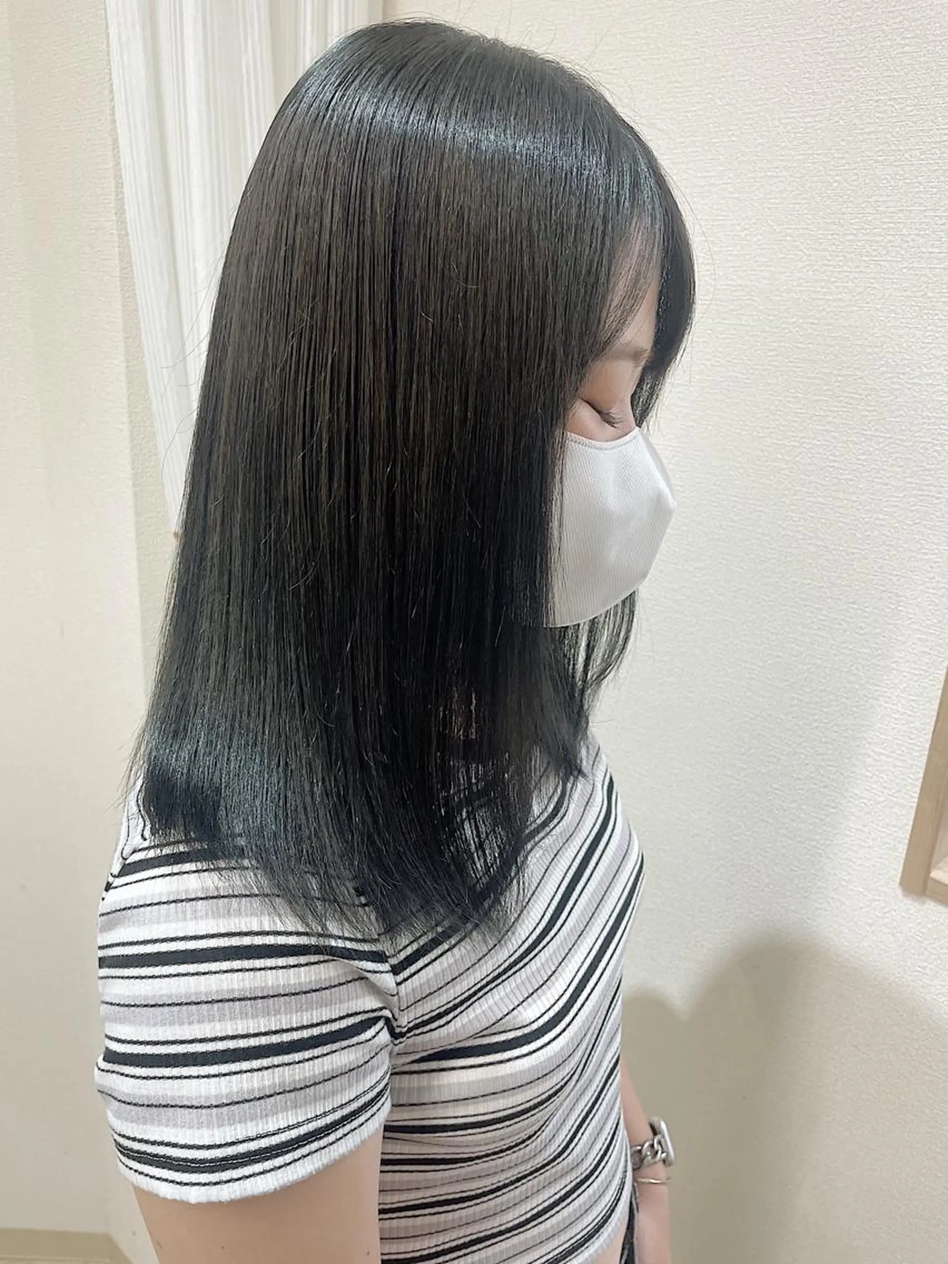 ミディアム カラー ケアブリーチ /髪質 改善/古橋圭史郎のヘアスタイル