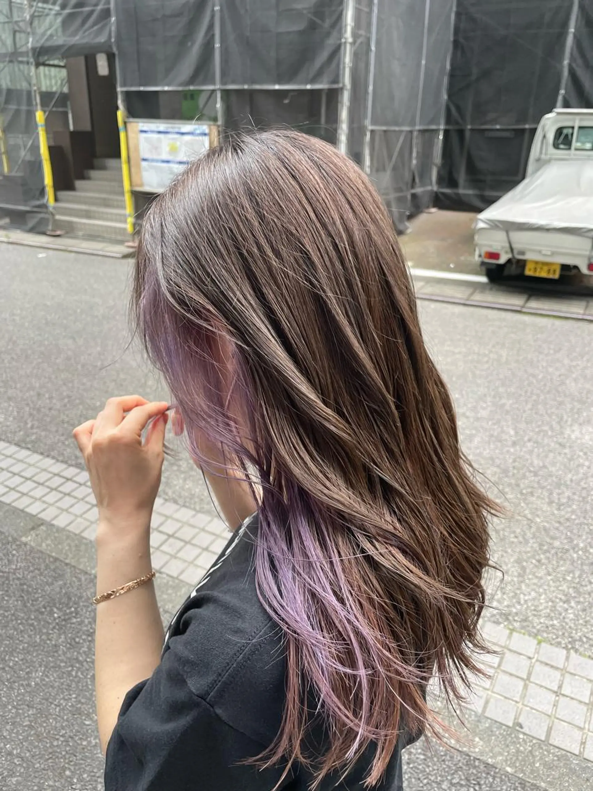 ロング ヘアカラー 韓国ヘア/レイヤー 🇰🇷/艶髪/長橋のヘアスタイル