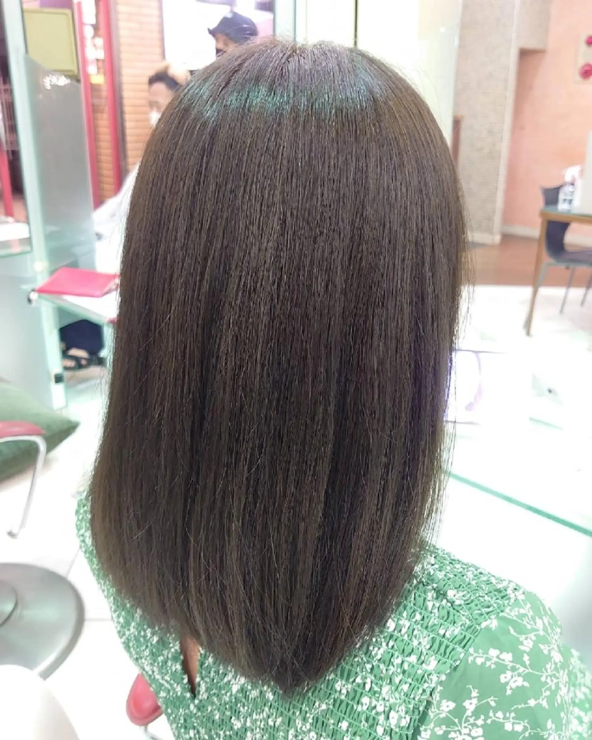 ミディアム カラー ヘアアレンジ 大卒美容師  一ノ瀬 凌のヘアスタイル