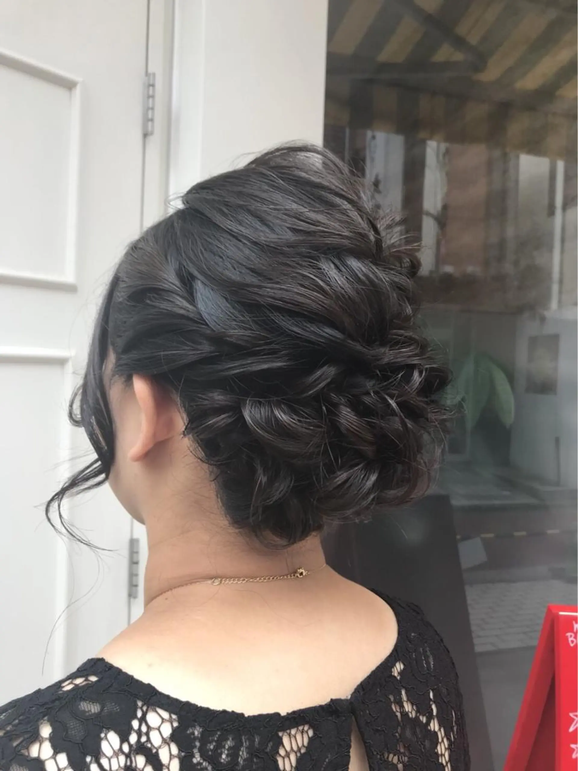 セミロング ヘアアレンジ 💈Blanco💈 カラー&ケア🌈のヘアスタイル
