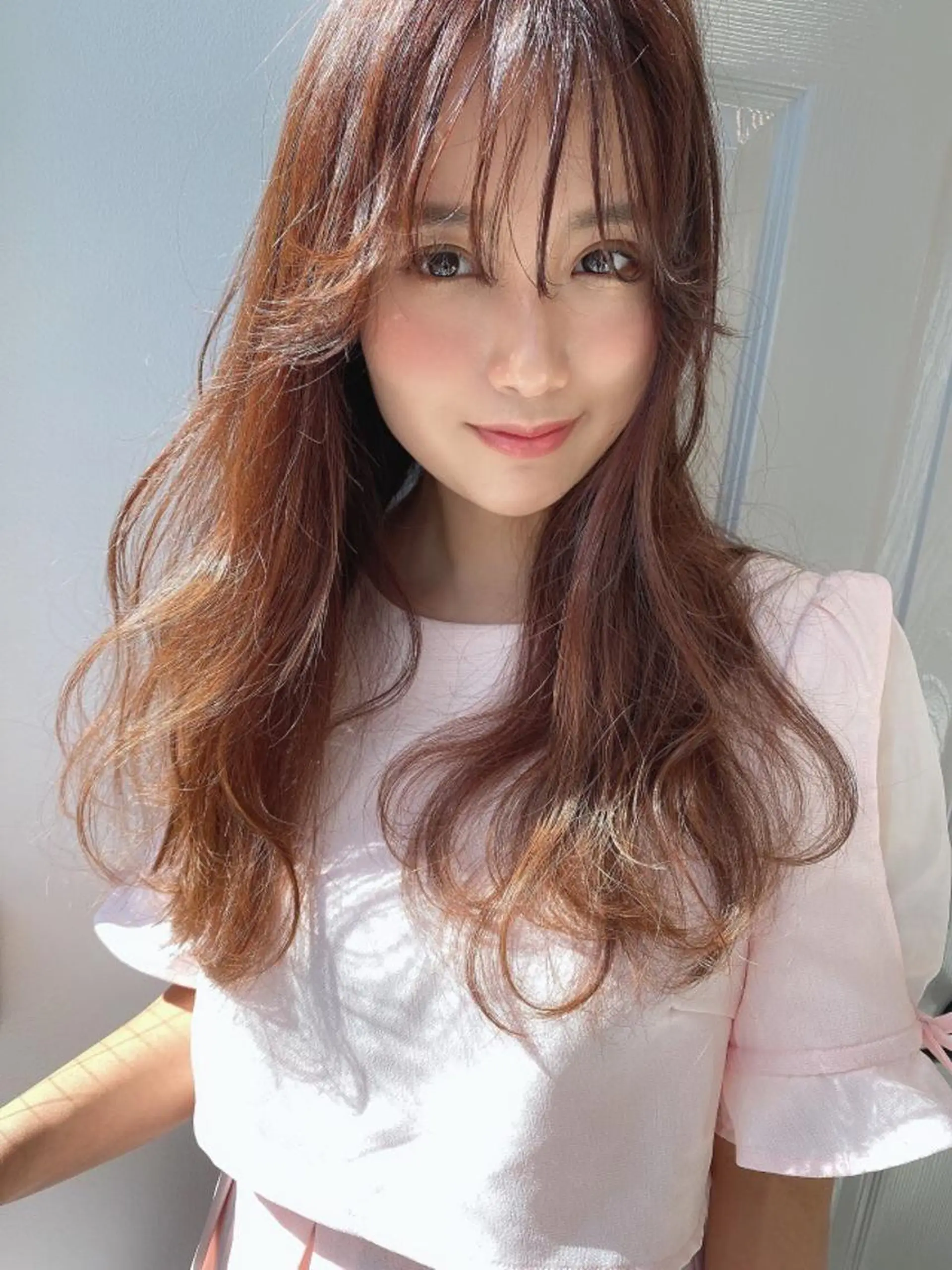 ロング ハイライト 髪質改善 レイヤーカット トリートメント カット 縮毛矯正 ✨髪質改善Less✨ シバタのヘアスタイル