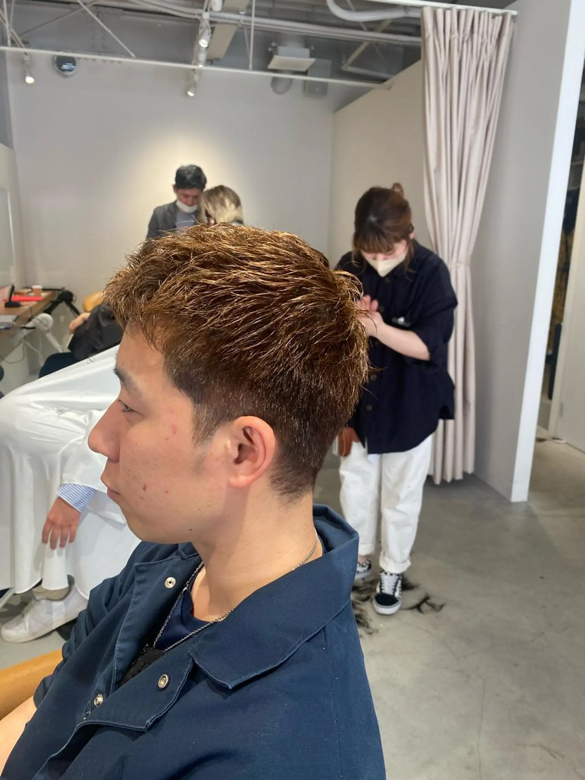 メンズ カット 阿津坂 美空のヘアスタイル