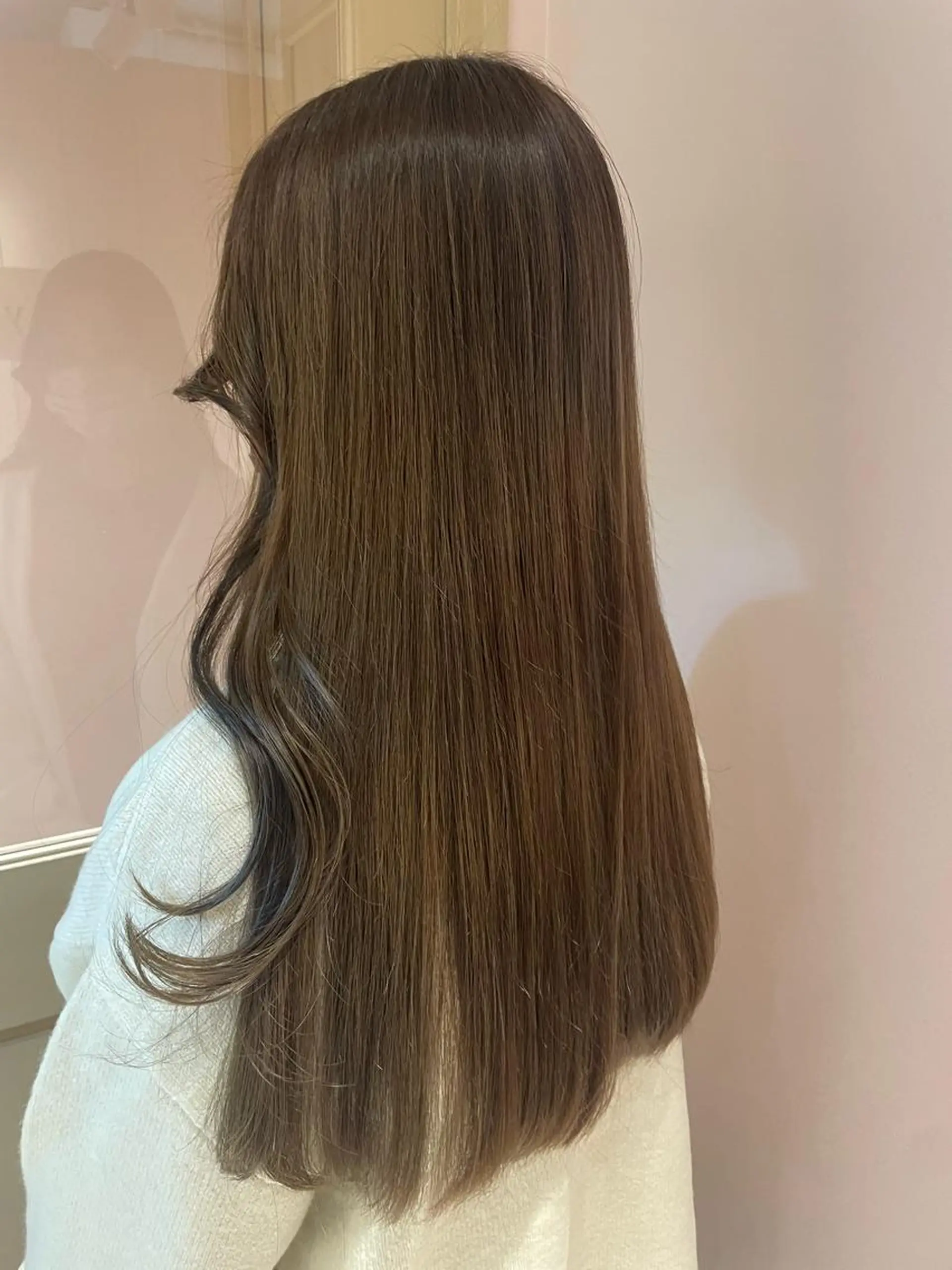 ロング ヘアカラー トリートメント ヘッドスパ マホ/日吉/髪質改善 /レイヤー/ガーリーのヘアスタイル