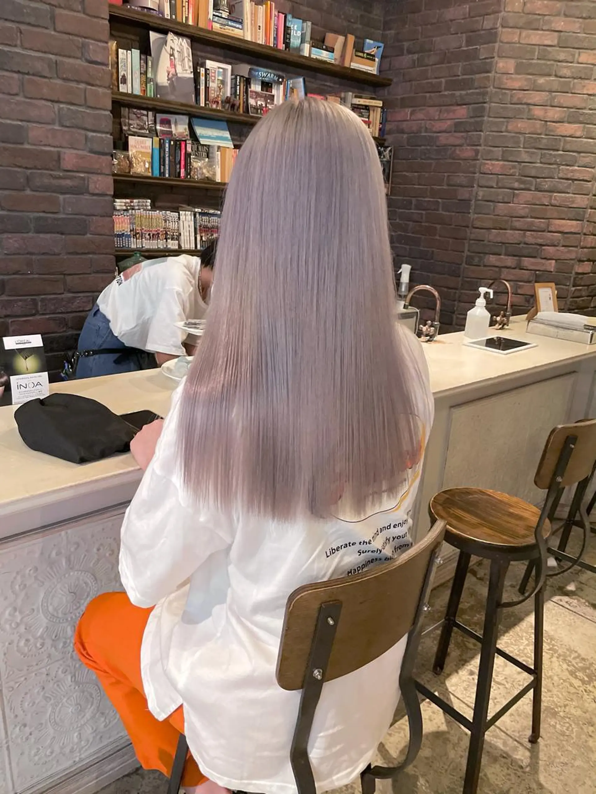 ロング ヘアカラー トリートメント 🔥女子ウケ🔥 メンズカットRIOのヘアスタイル