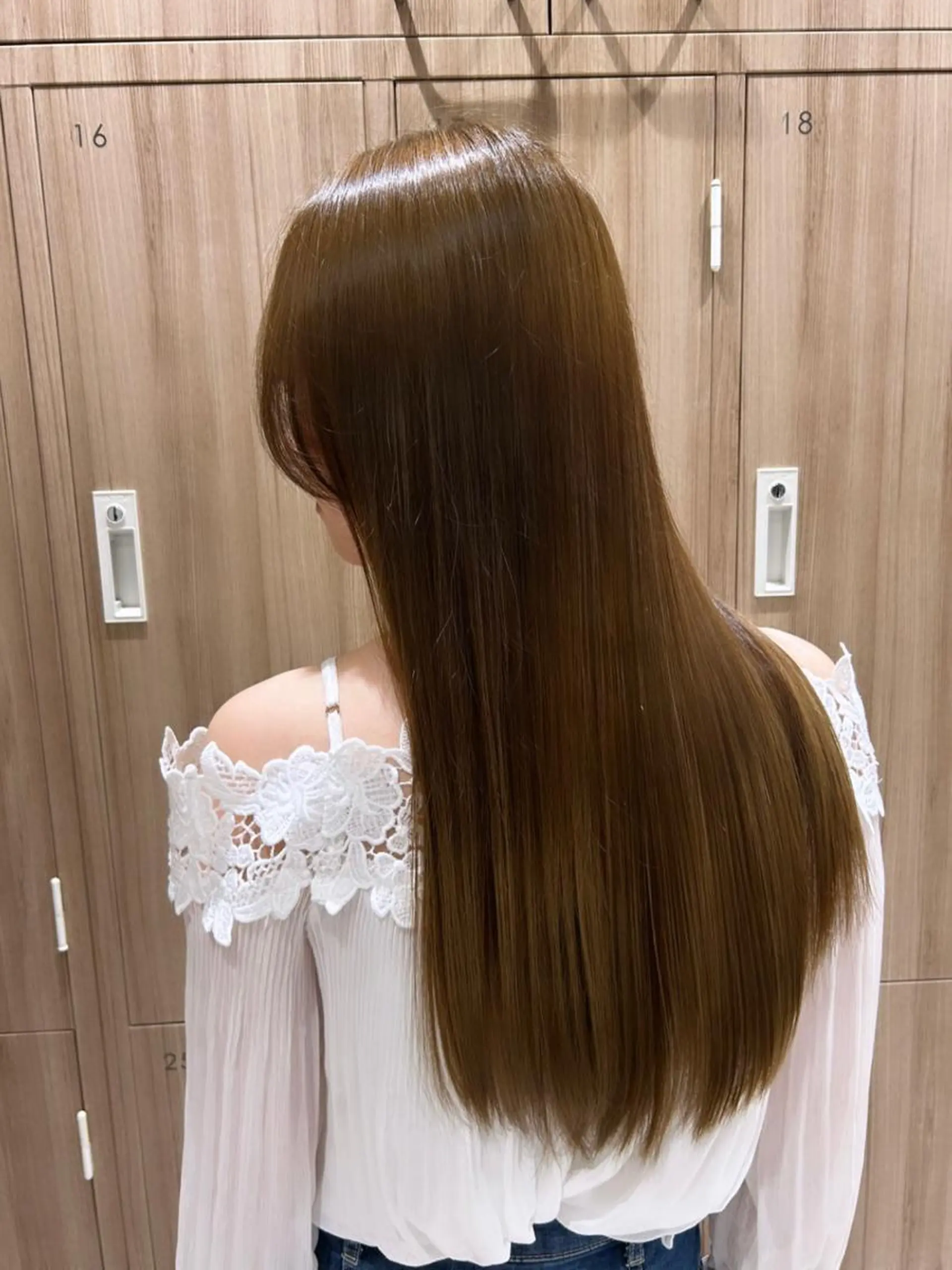 ロング 髪質改善 縮毛矯正 ally新百合ヶ丘 フジムラユウスケのヘアスタイル