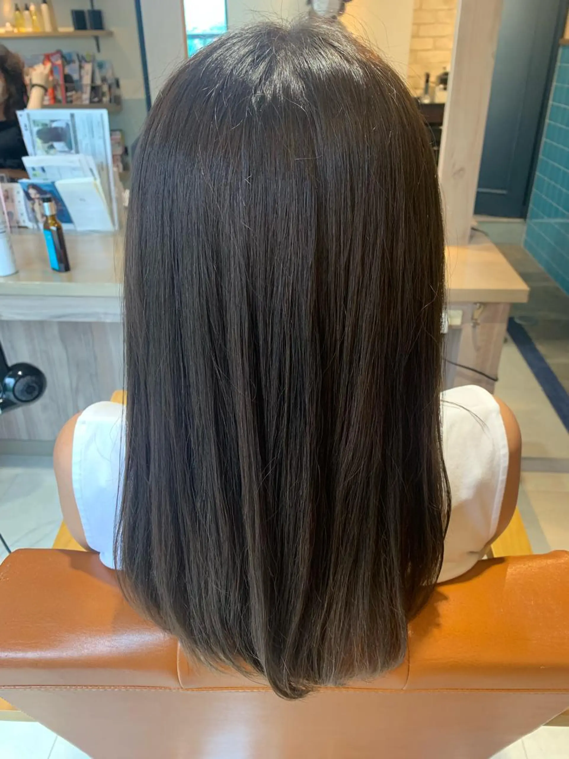 ロング カラー アッシュ アッシュグレー 韓国🇰🇷 ✂︎hair 内田愛のヘアスタイル