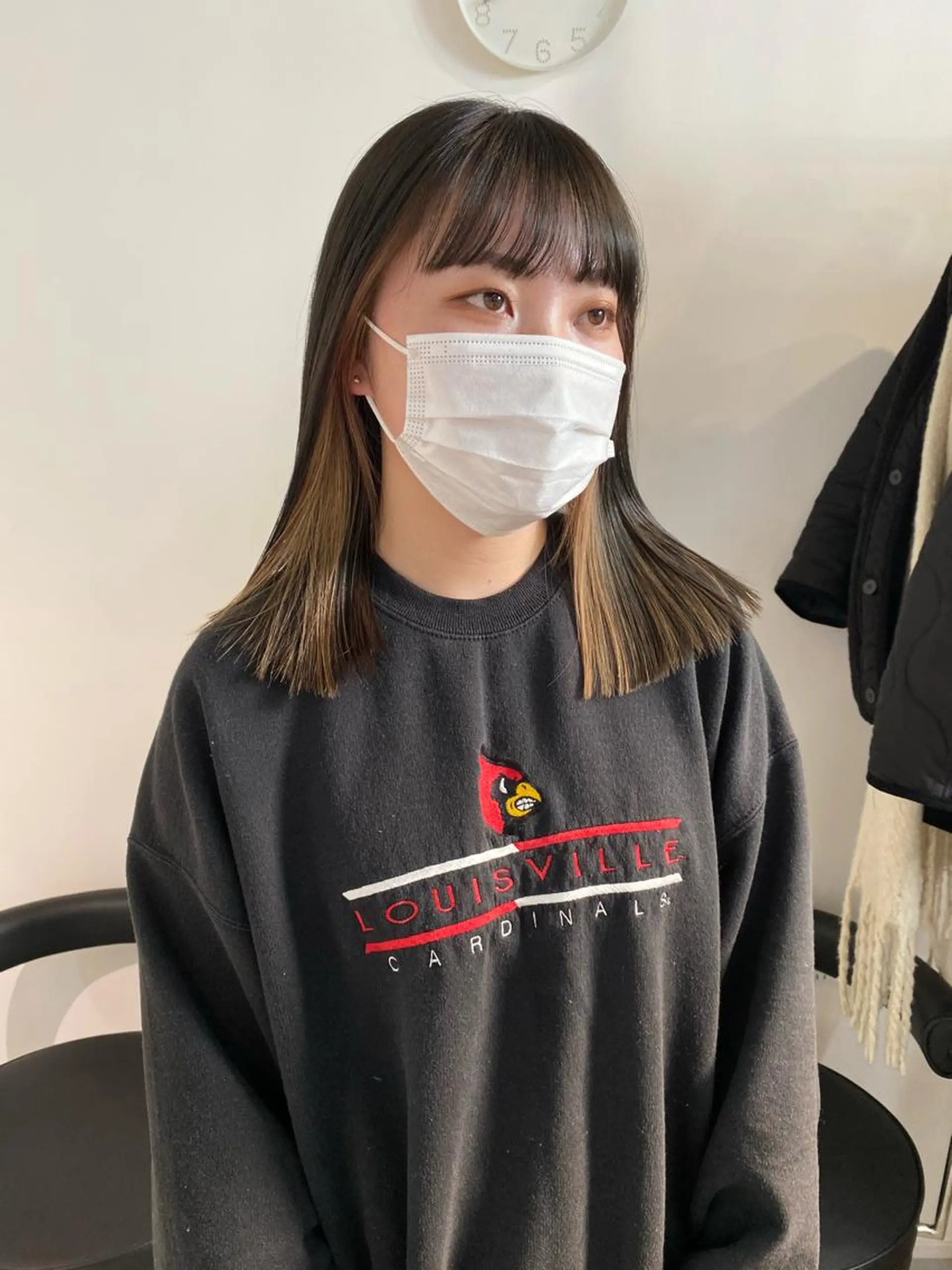 セミロング カラー インナーカラー カット ヘアカラー トリートメント fit stand /HIIRAGIのヘアスタイル