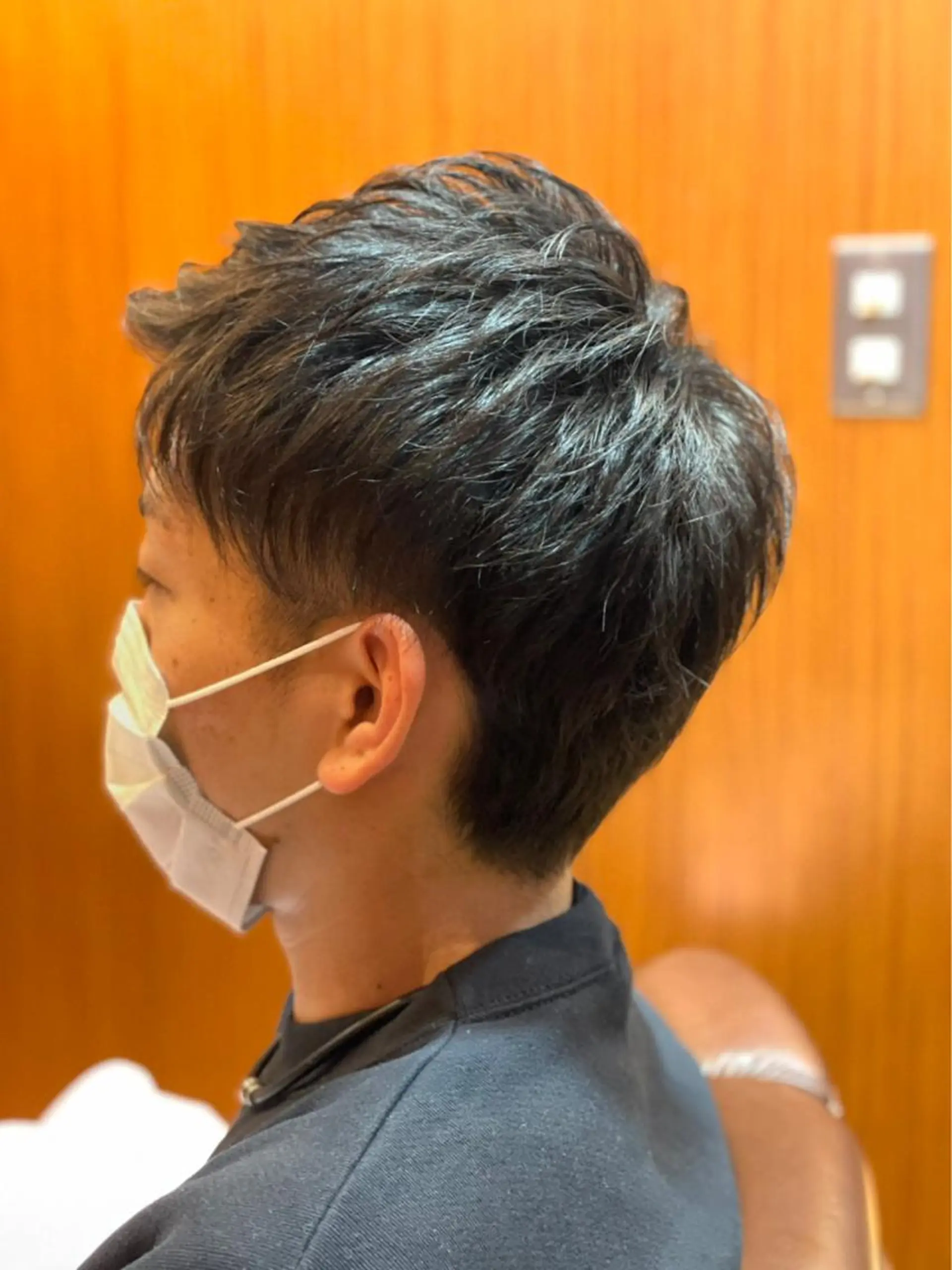 ショート パーマ メンズ 砂川 すながわのヘアスタイル