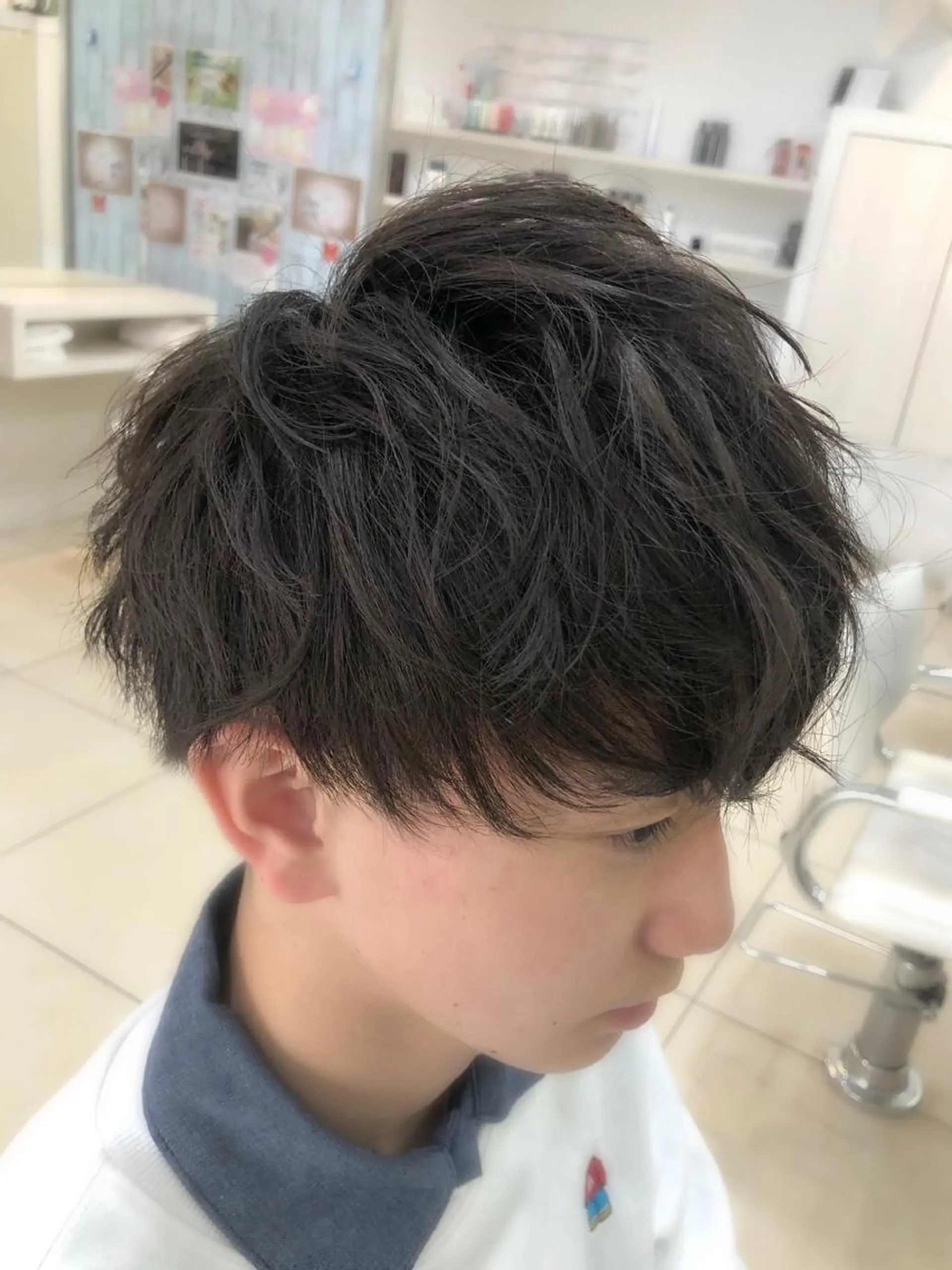 ショート メンズ マッシュ カルマ・ニュアンス パーマ　須田龍世のヘアスタイル