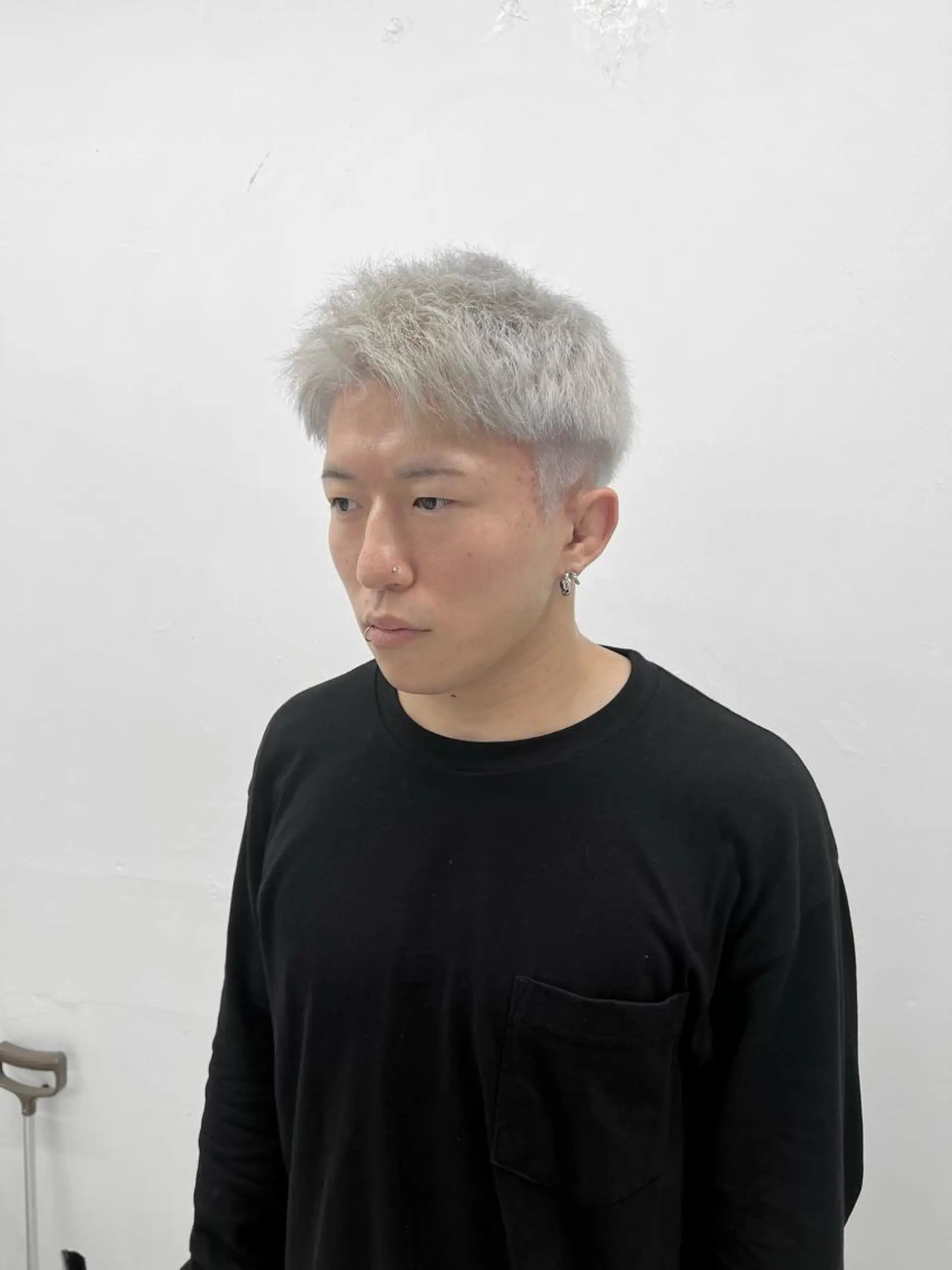 メンズ アップバング 柏メンズパーマ特化 蛯谷  晃裕のヘアスタイル
