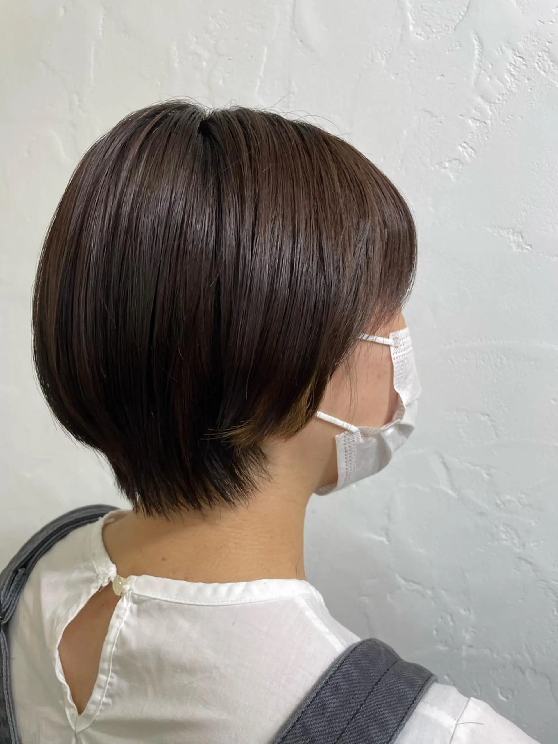 ショート ショートボブ ボブ ショートヘア hair living Liko池袋東口店所属・✨透明感カラー🌱 上村　舜のヘアスタイル