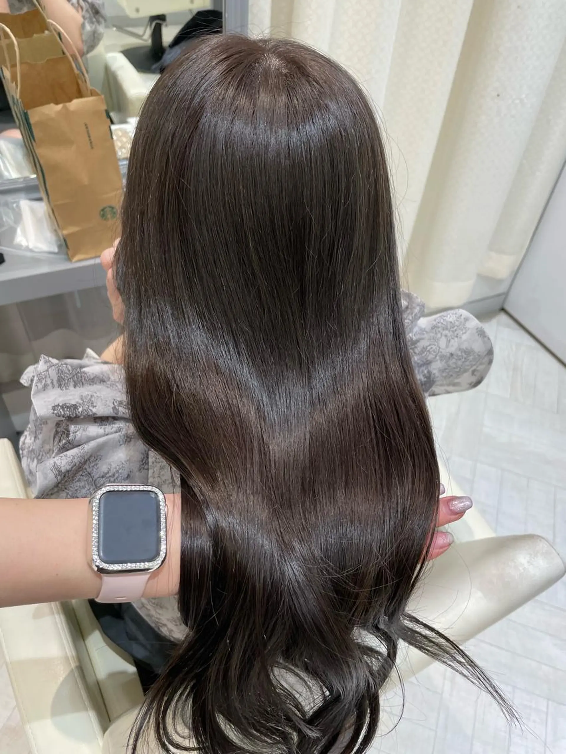 ロング ヘアカラー Fuka euphoriaのヘアスタイル