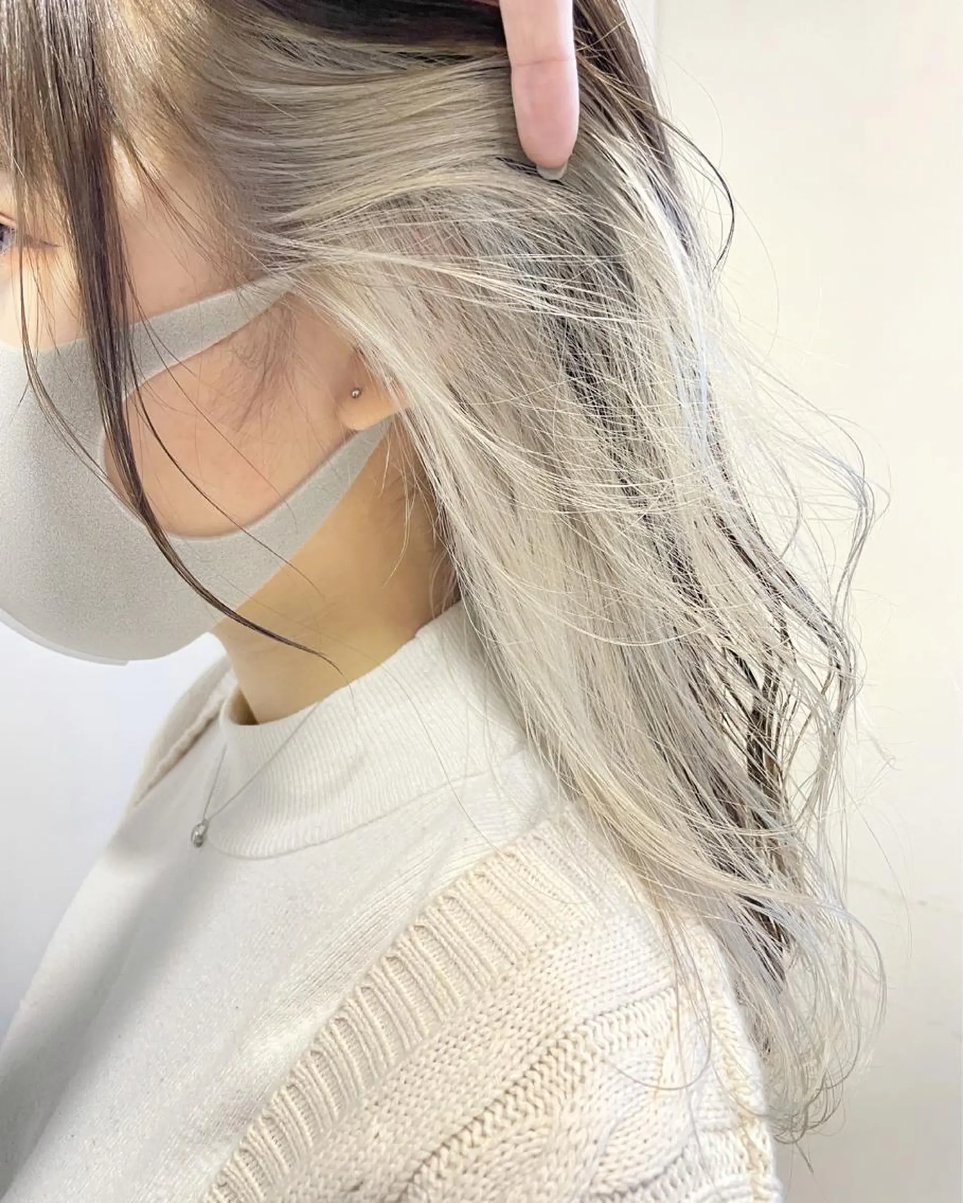セミロング カラー ヘアアレンジ ヘアカラー 徳永 実沙のヘアスタイル