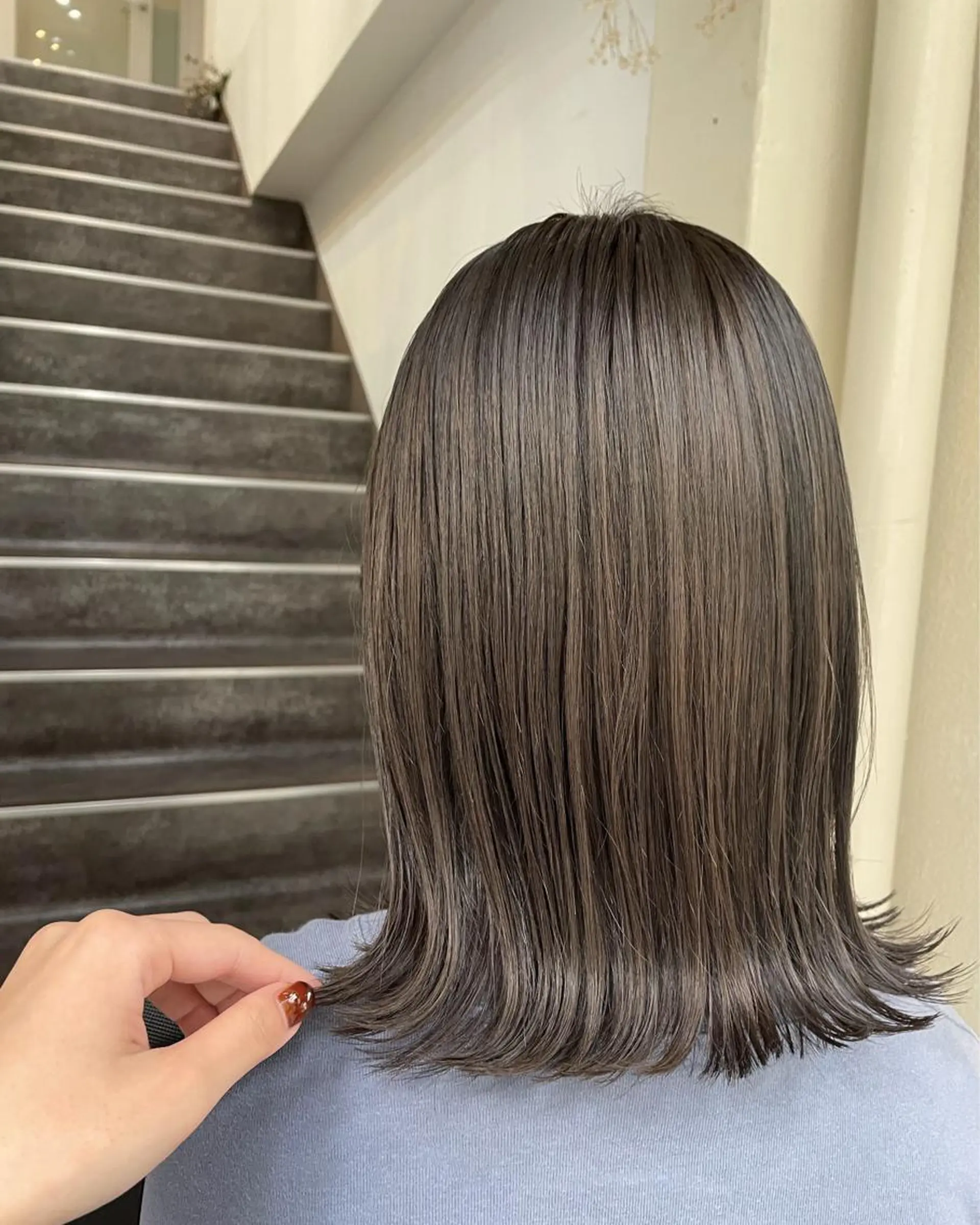 セミロング 赤味消しcolor 🥣♡Ayaのヘアスタイル