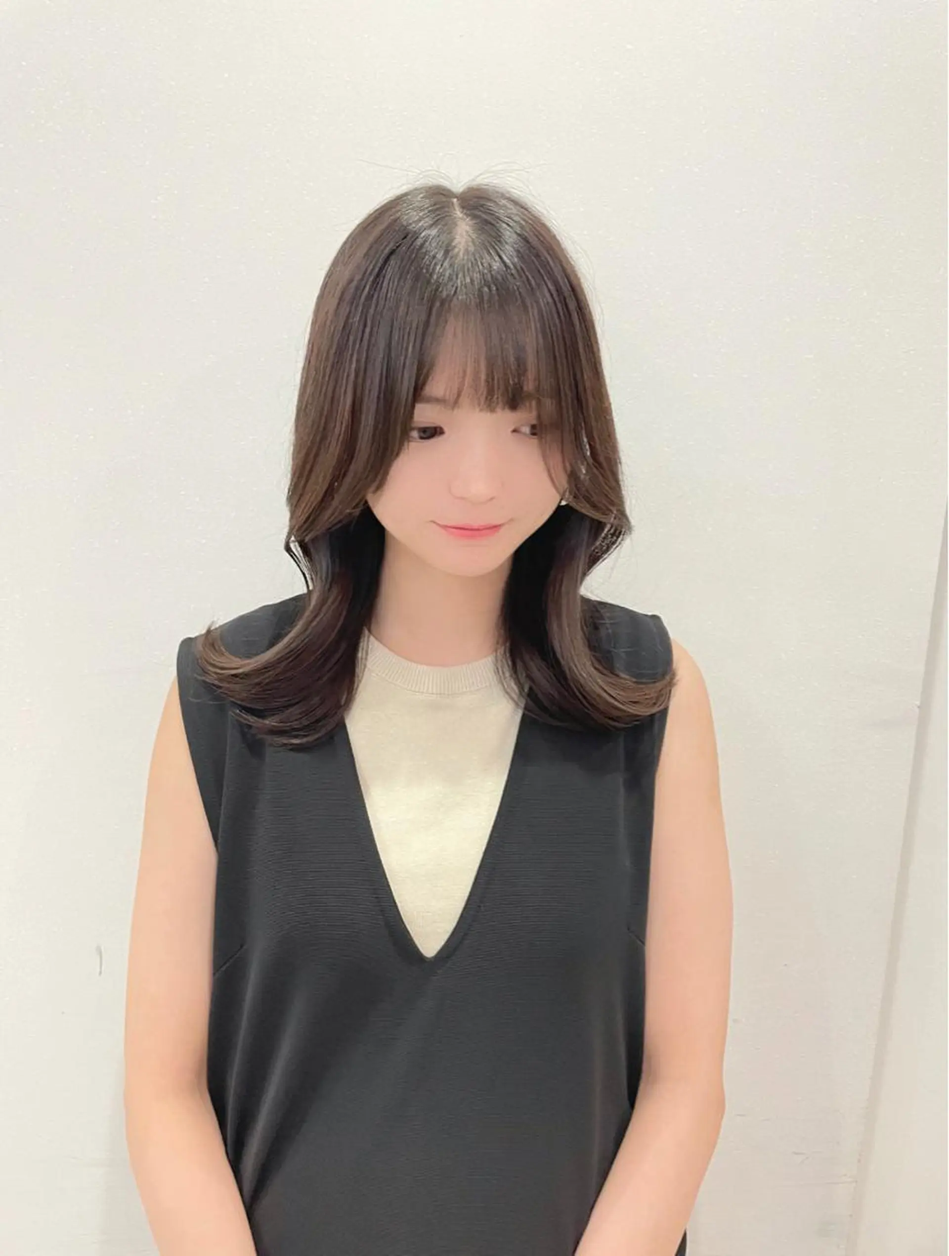 ロング エギョモリ ヨシンモリ 韓国風ヘア fifth天神/末廣 和也のヘアスタイル