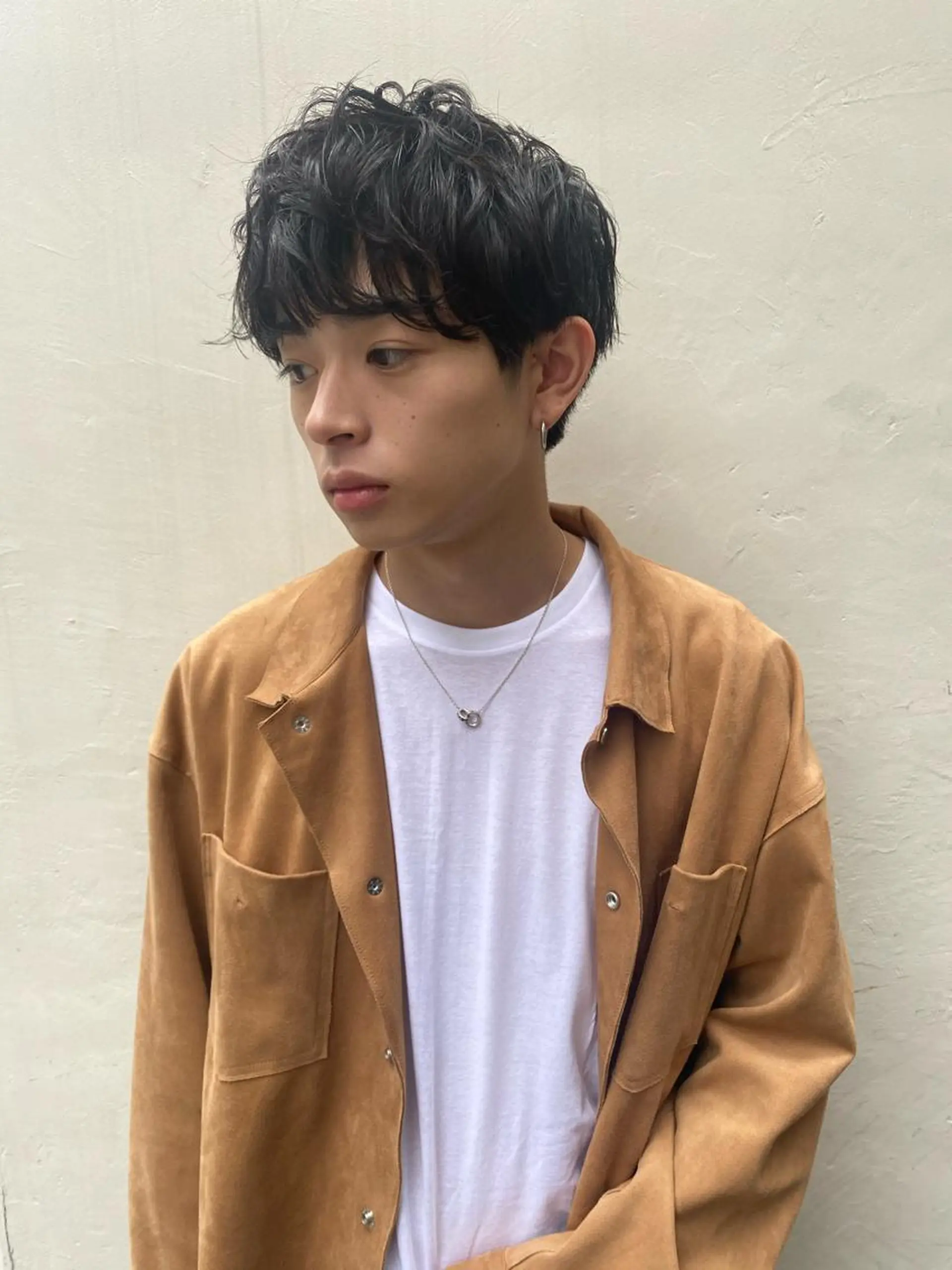 パーマ メンズ メンズパーマ ニュアンスパーマ カット パーマ ✨透明感カラー✨ 🦖佐々木未来🦕のヘアスタイル