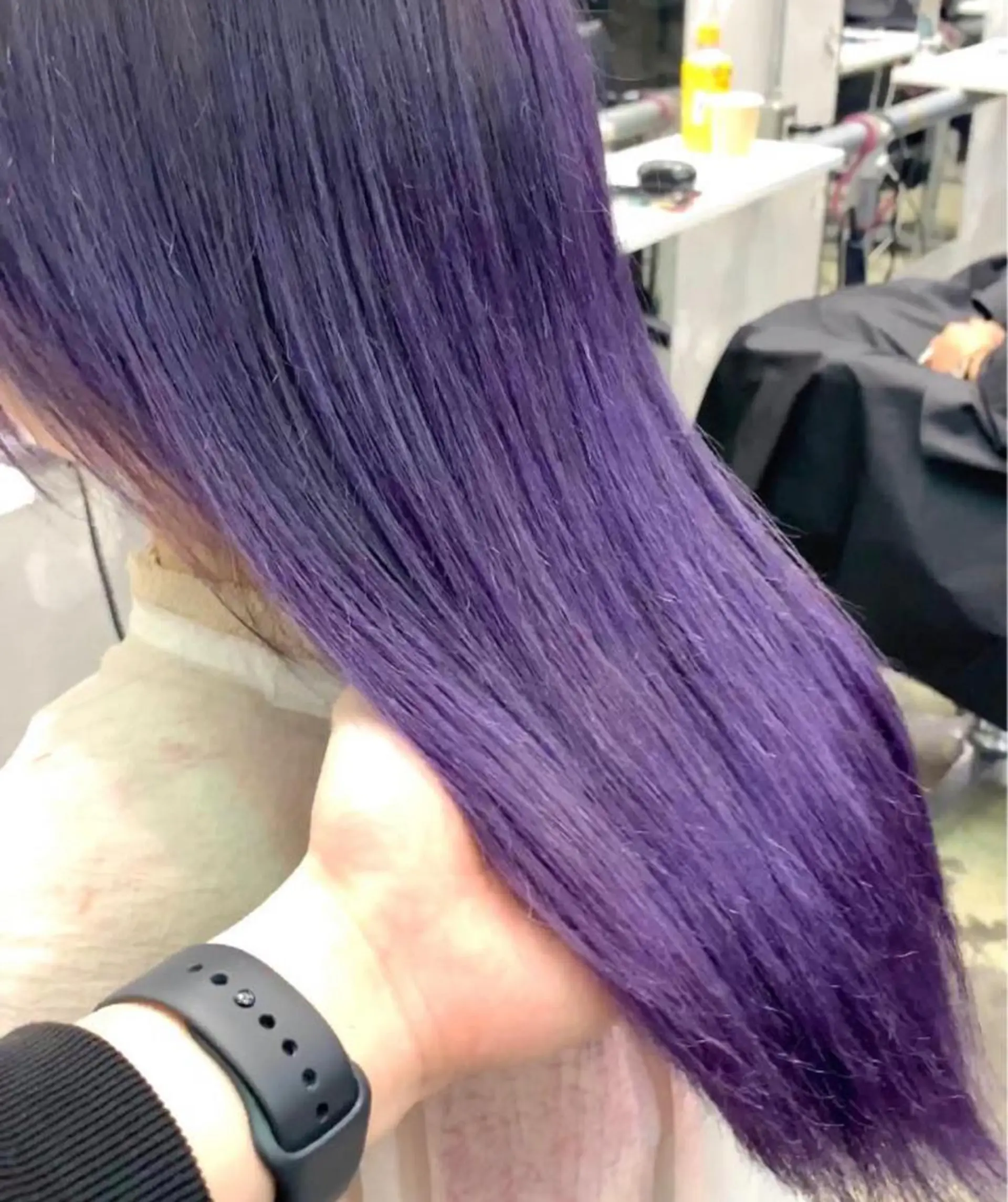 セミロング カラー ヘアアレンジ ヘアカラー トリートメント ヘアセット 🧸ハイトーン🧸 ゆっきー🧸のヘアスタイル