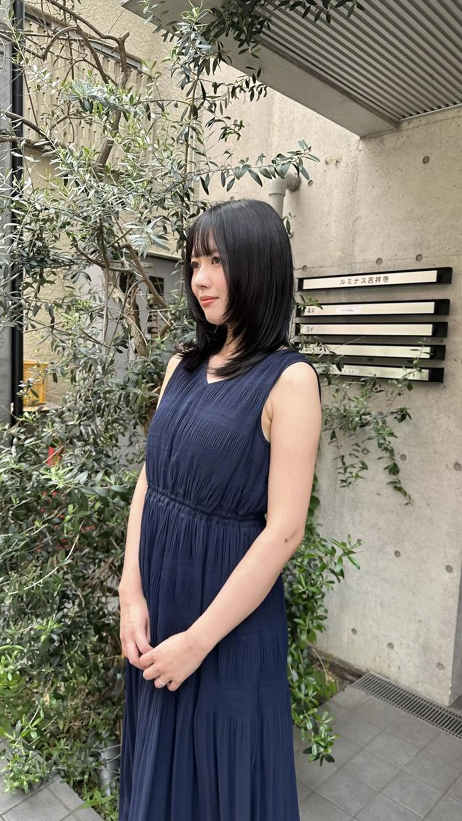 ロング カット ヘアカラー トリートメント 韓国風レイヤー🗝要 暗透カラー📓吉祥寺のヘアスタイル