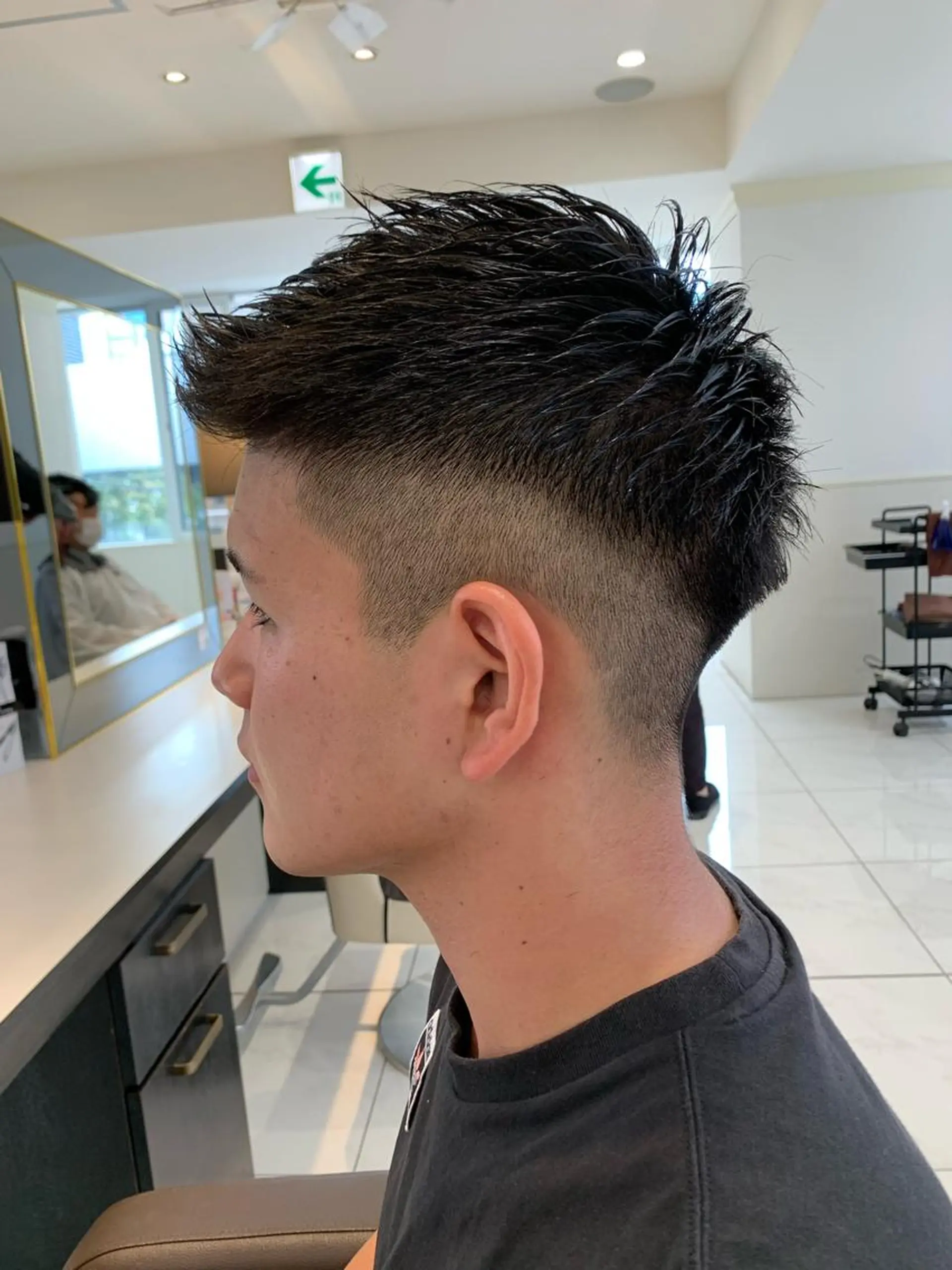 ショート メンズ カット 小田切 栄司のヘアスタイル