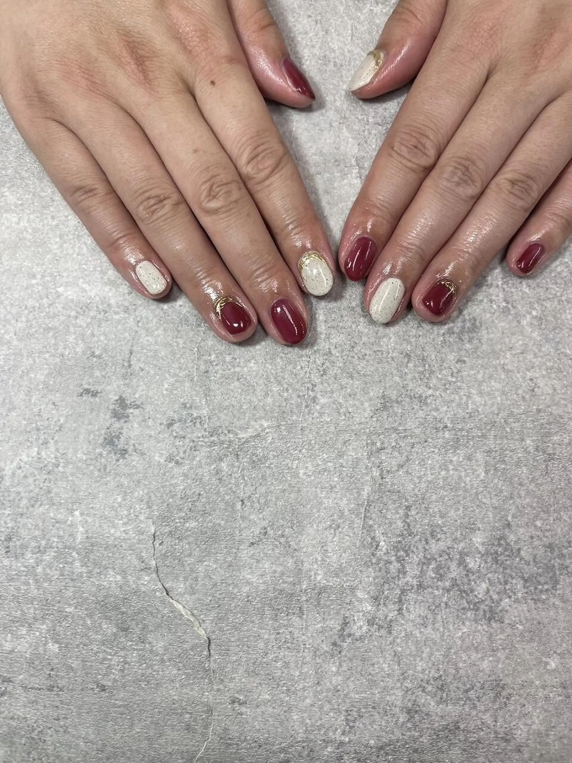 ネイル フットネイル フレンチネイル ジェルネイル ガラスフレンチ グラデーション FASTNAIL PLUS 新宿店のネイルデザイン