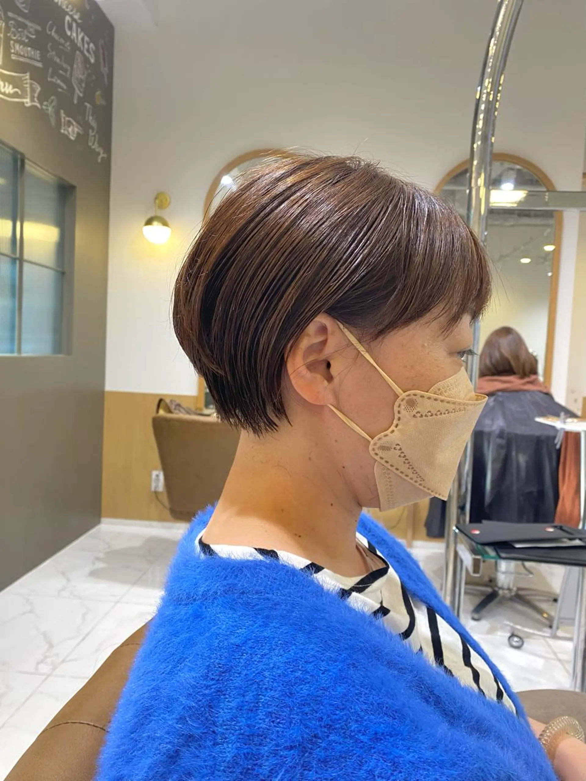 ショート ショートヘア カット トリートメント 坂井 茅聖のヘアスタイル