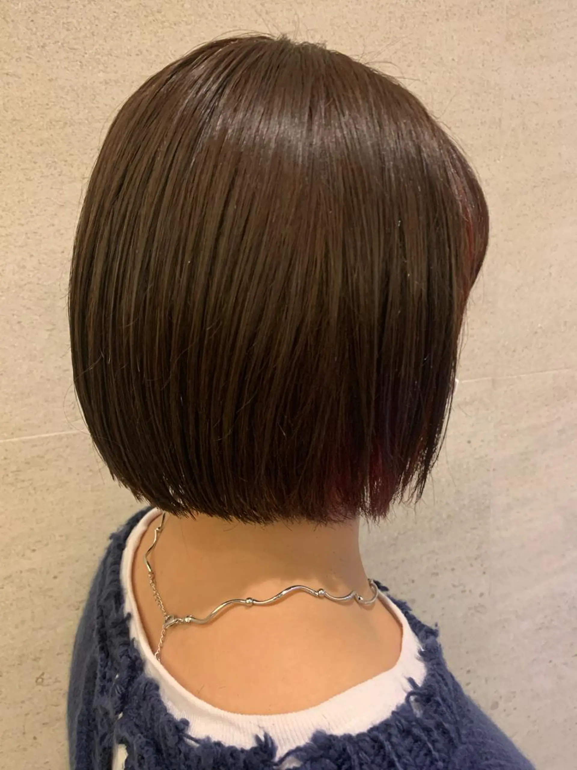 ショート 切りっぱなしボブ ボブ カット TOKIO所属・大江 樹のヘアスタイル