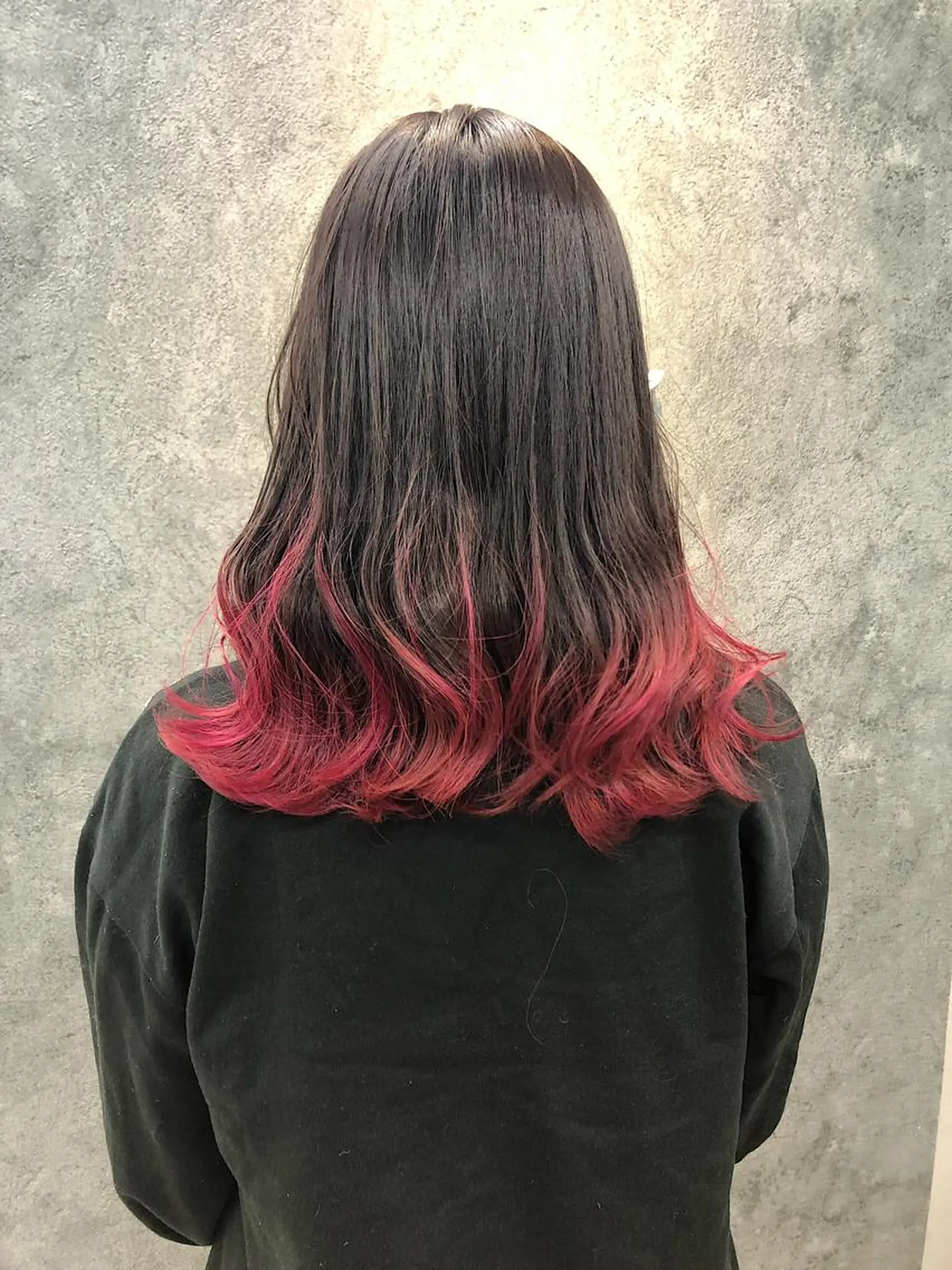 セミロング 所渉/韓国レイヤー /ウルフカットのヘアスタイル