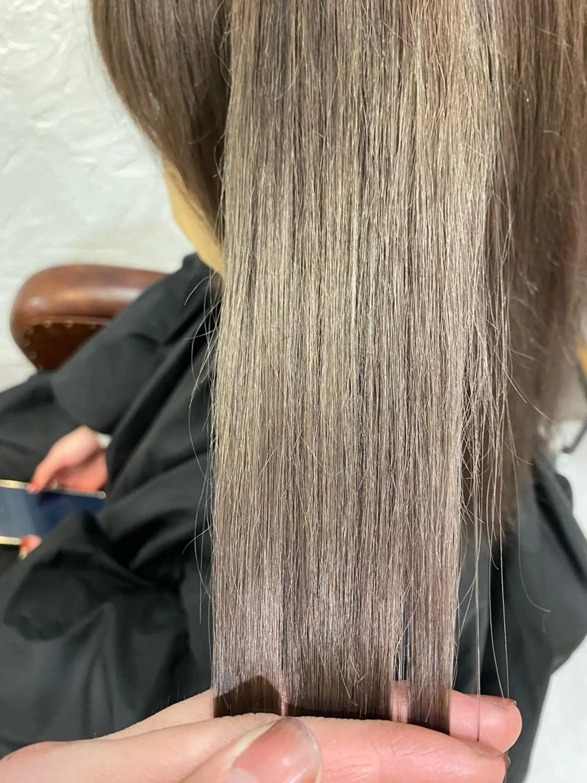 ミディアム カラー ブリーチ 齋藤 優のヘアスタイル