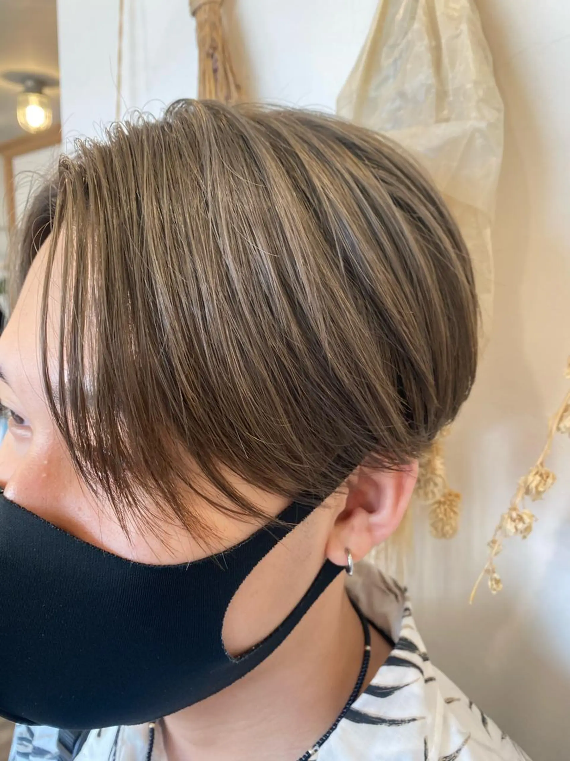 メンズ 丸みボブ ショート manamiのヘアスタイル