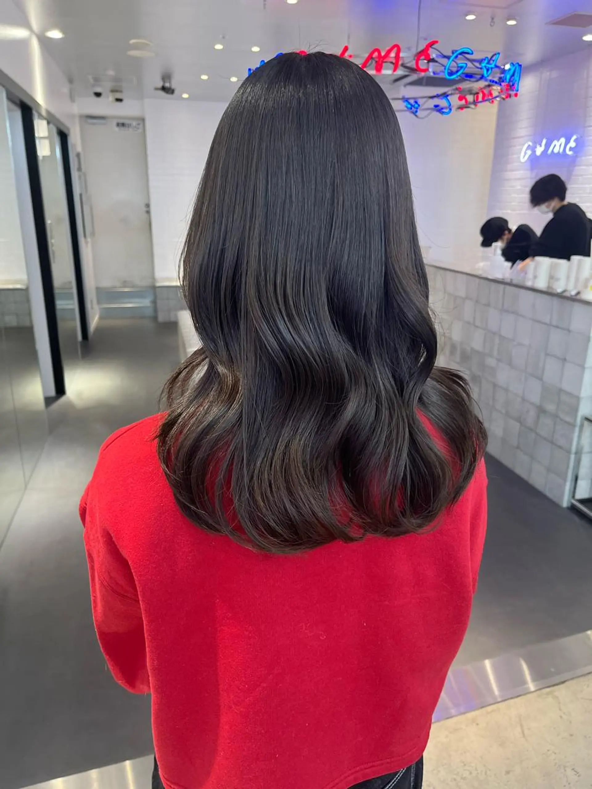 カラー mile所属・mile ちなつのヘアスタイル
