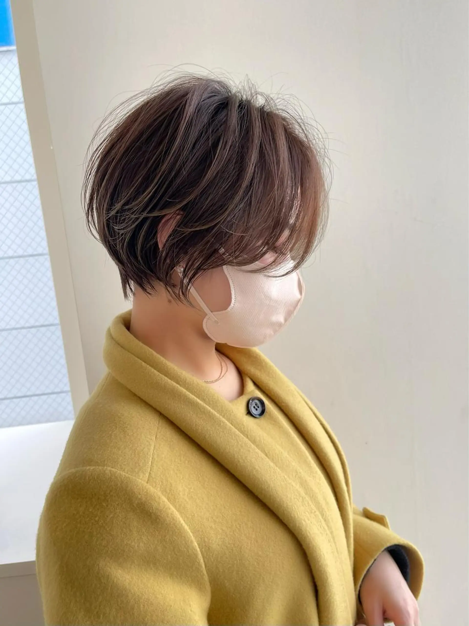 ショート 丸みショート イエローカラー 韓国風ヘア ショートヘア カット ショート・ボブ特化 mahoのその他イメージ
