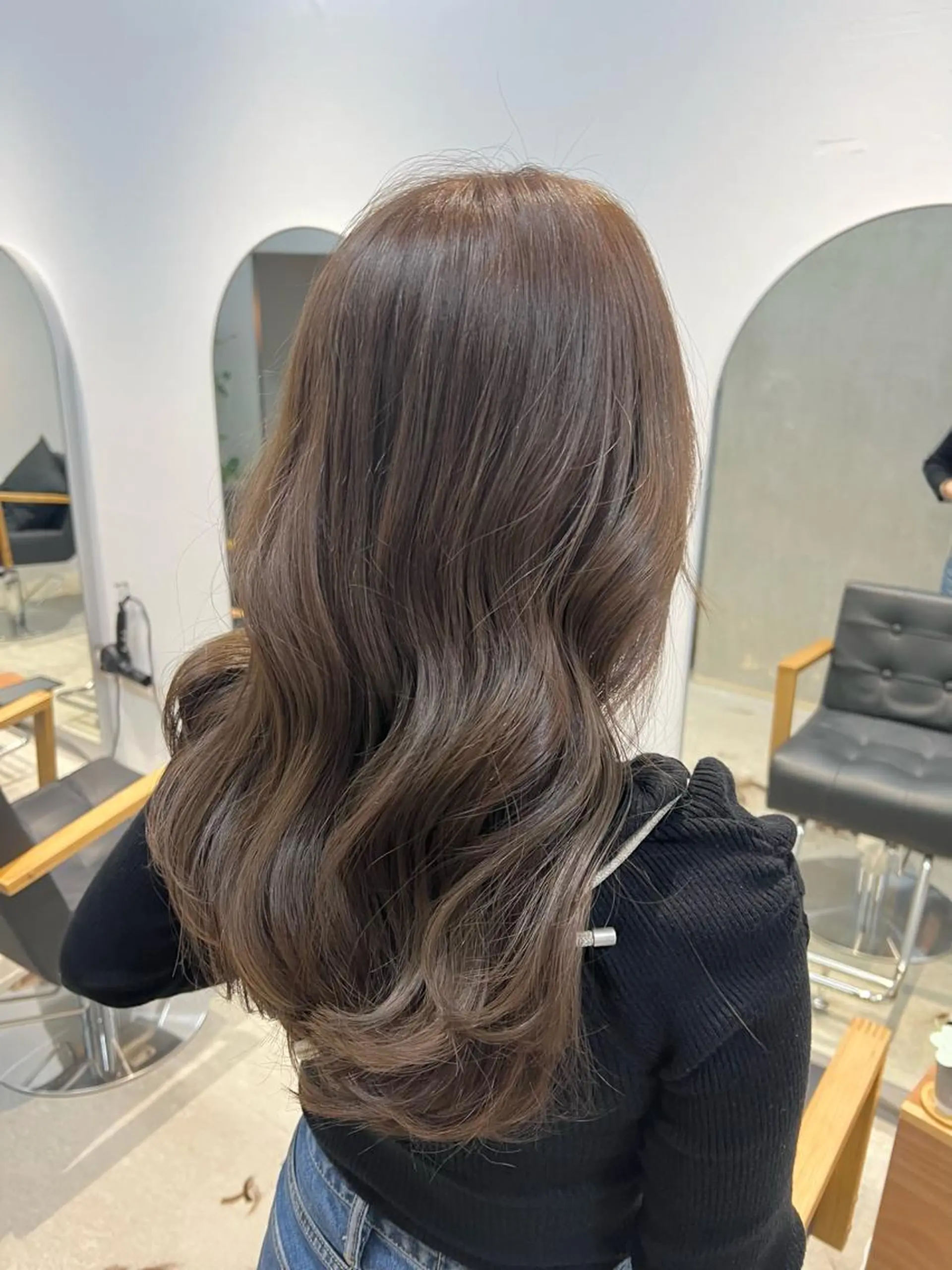 ロング カラー カット ヘアカラー トリートメント le'a所属・谷町/Le'a /竹原しおなのヘアスタイル