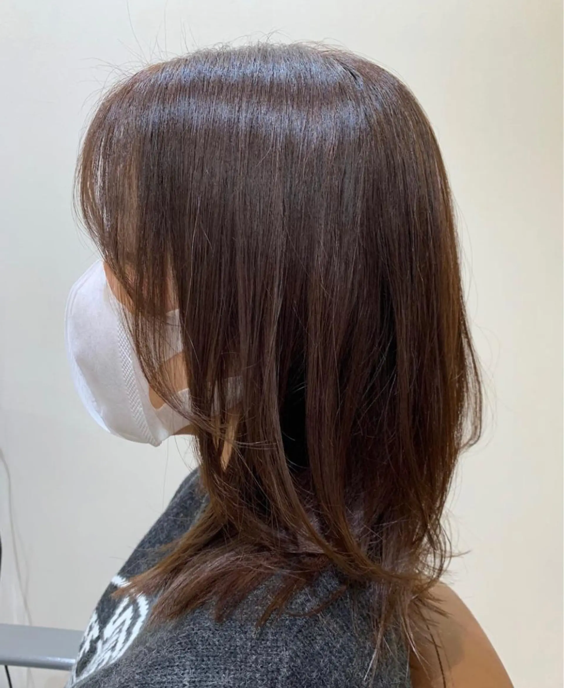 セミロング カラー ヘアアレンジ 髪質改善&Spa fee南越谷2号店所属・髪質改善/南越谷/ 山岸彩夏のヘアスタイル
