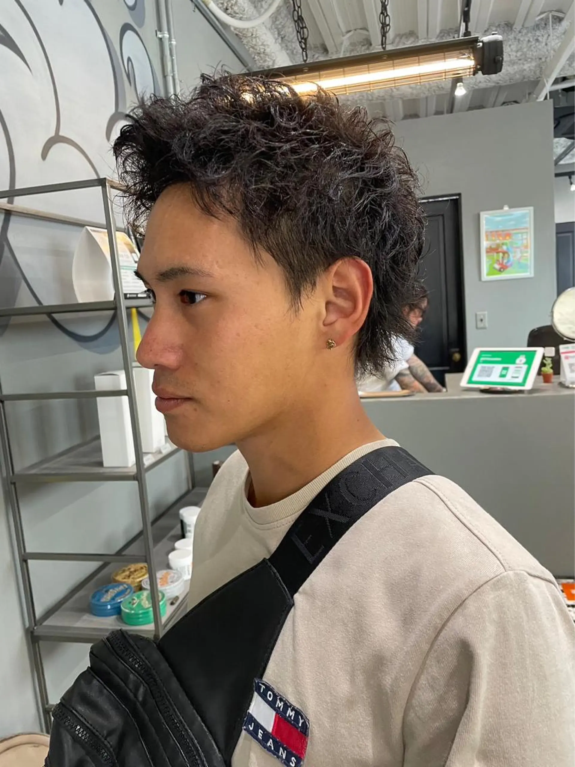 パーマ メンズ カット パーマ メンズ専門サロン wokeのヘアスタイル
